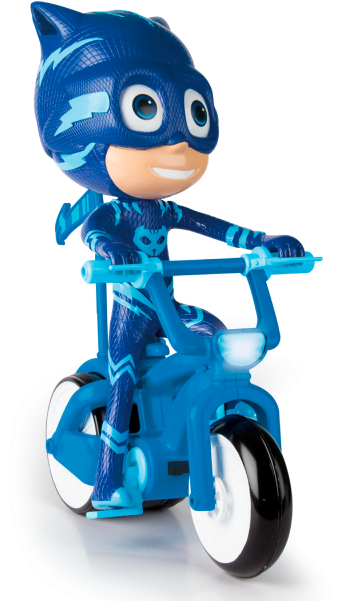 Catboy On Bike P J Masks PNG