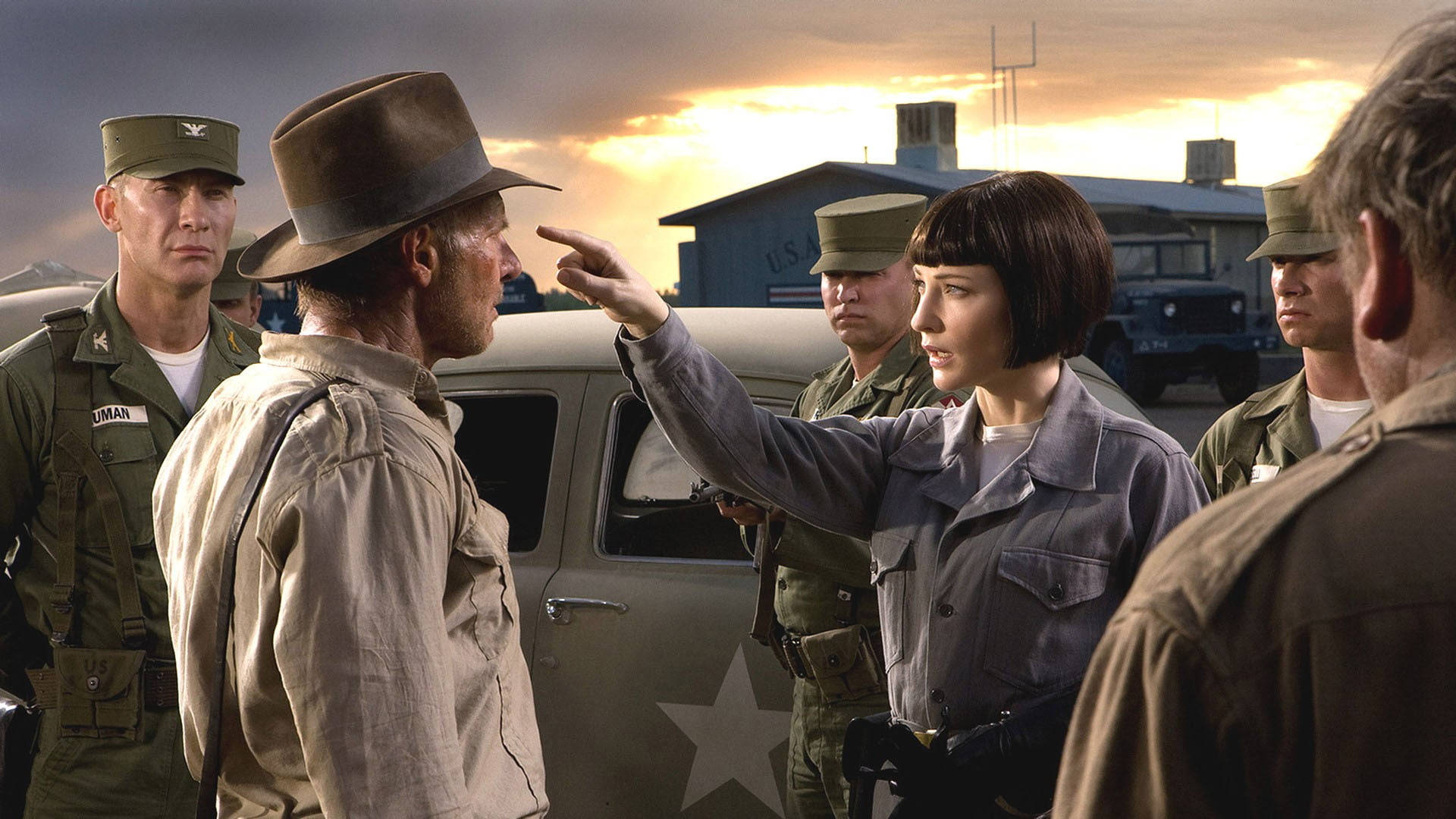 Cate Blanchett As Irina Indiana Jones Wallpaper