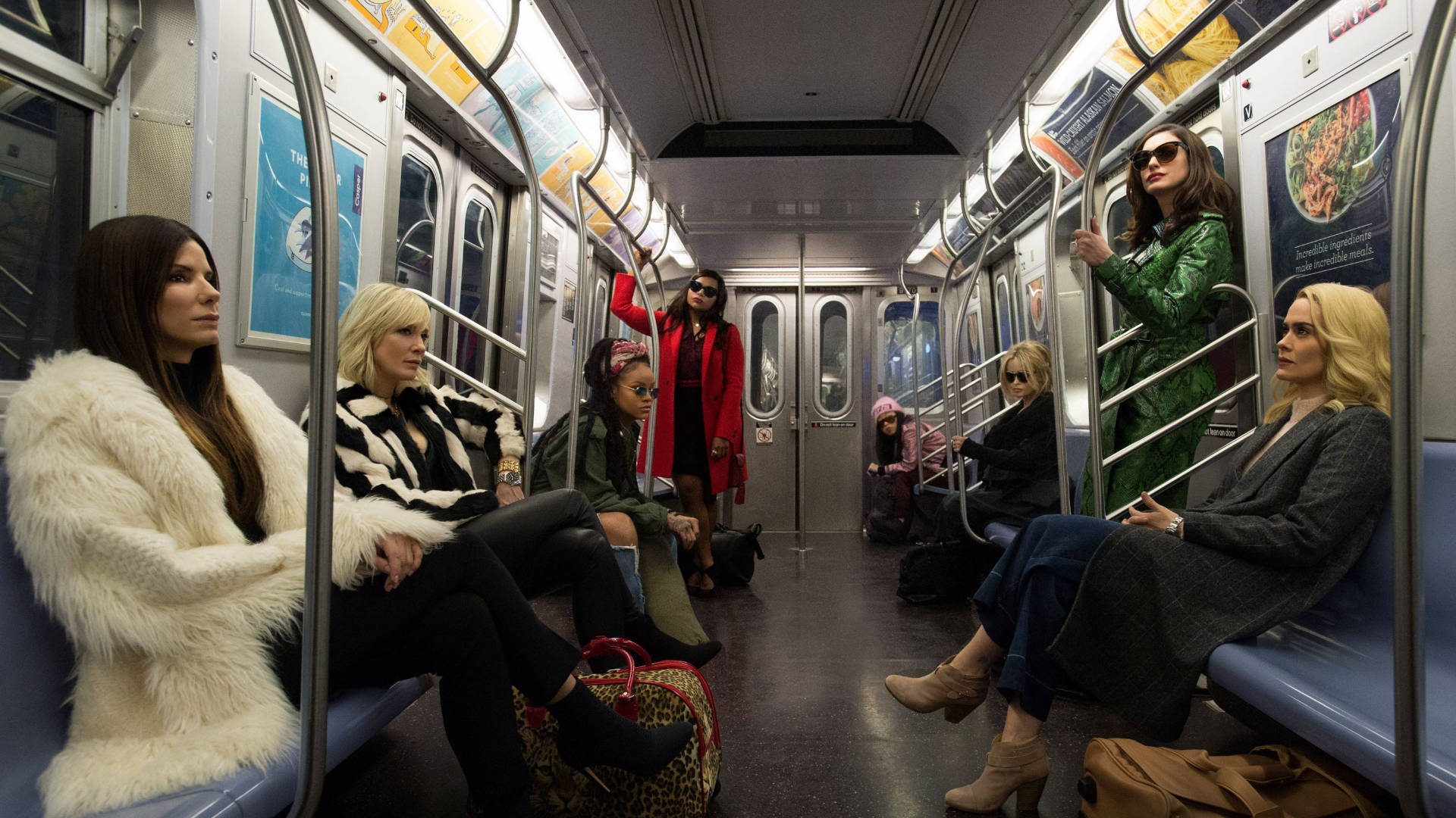 Cate Blanchett Ocean's 8 Subway Scene