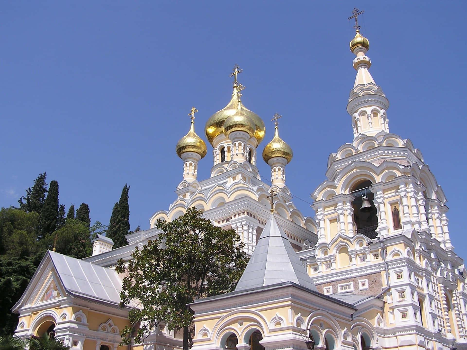 Catedralde San Alejandro De Yalta. Fondo de pantalla