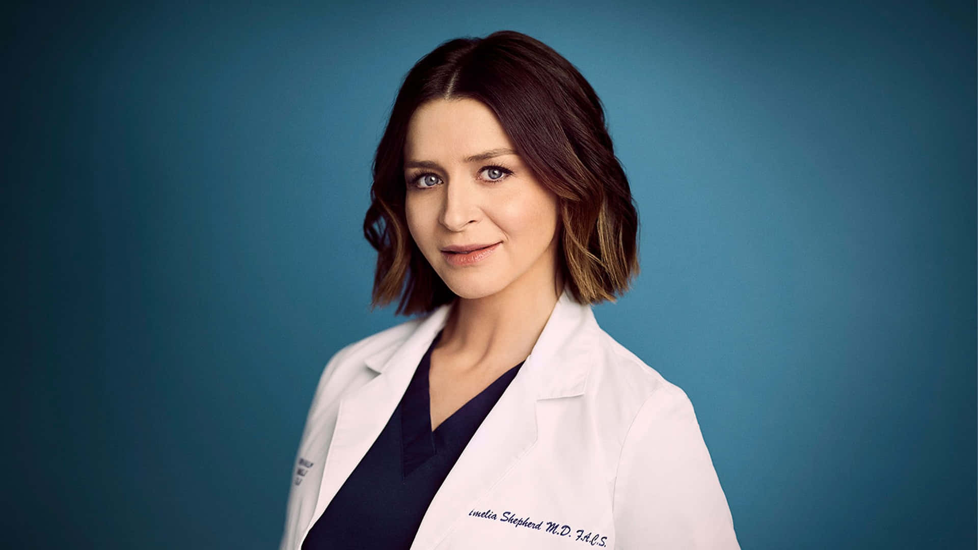 Caterina Scorsone Professioneel Portret Achtergrond