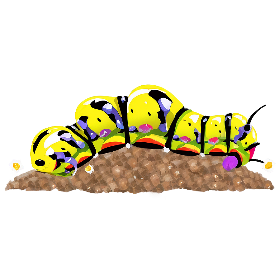 Caterpillar Feeding Frenzy Png 05232024 PNG