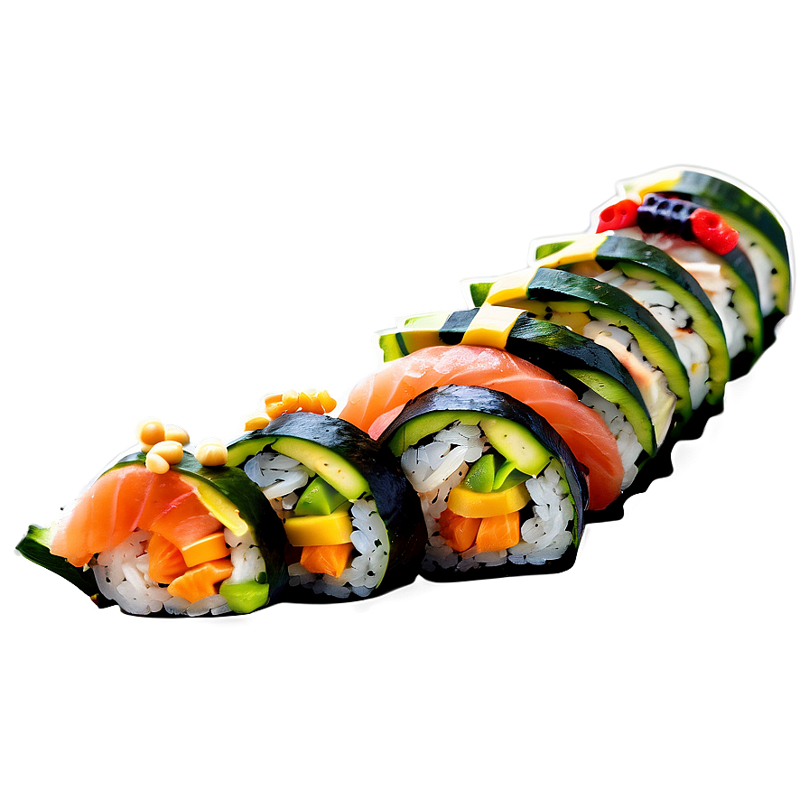 Caterpillar Roll Sushi Png Ajt92 PNG