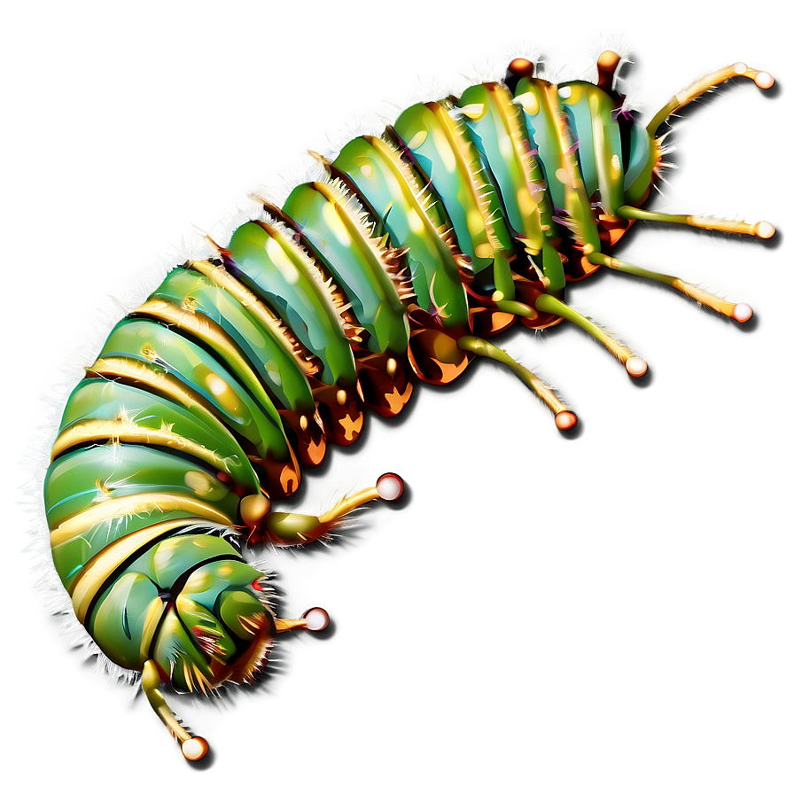 Download Caterpillar With Antennae Png 46 | Wallpapers.com