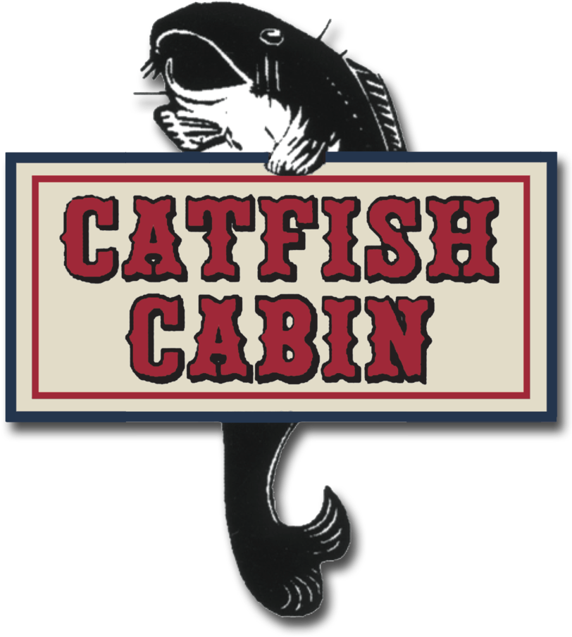 Catfish Cabin Sign Logo PNG