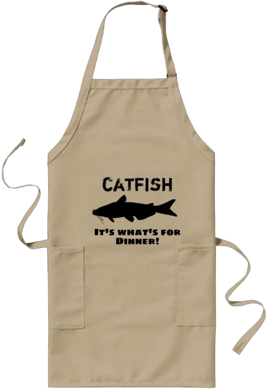 Catfish Dinner Apron PNG