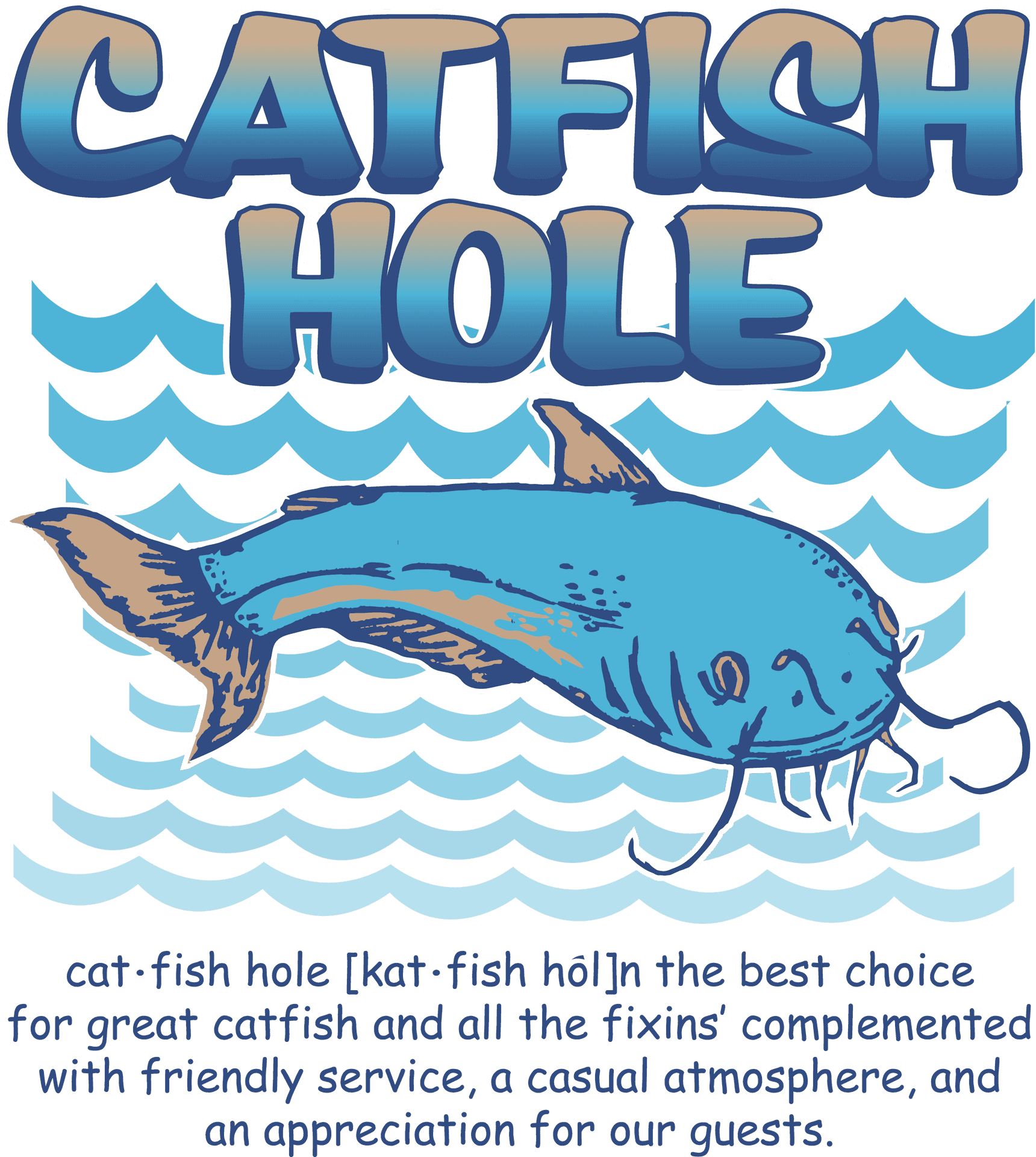Catfish Hole Restaurant Logo PNG