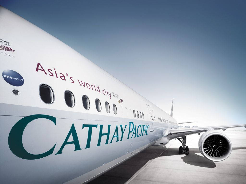 Cathay Pacific Plane Engine Wallpaper