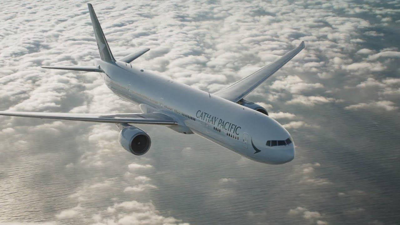 Cathay Pacific White Clouds Wallpaper