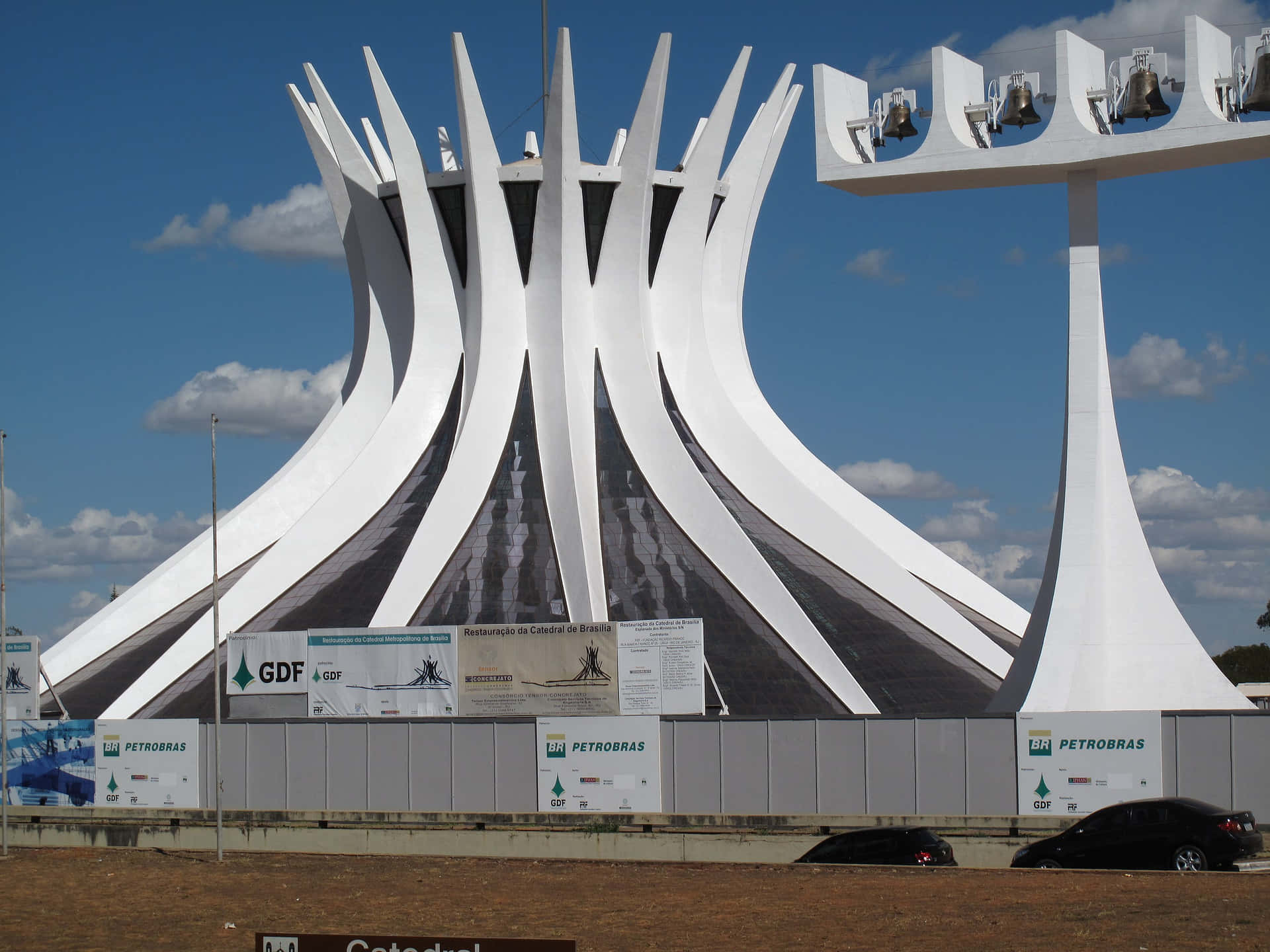 Cathedral Of Brasilia Close View Wallpaper