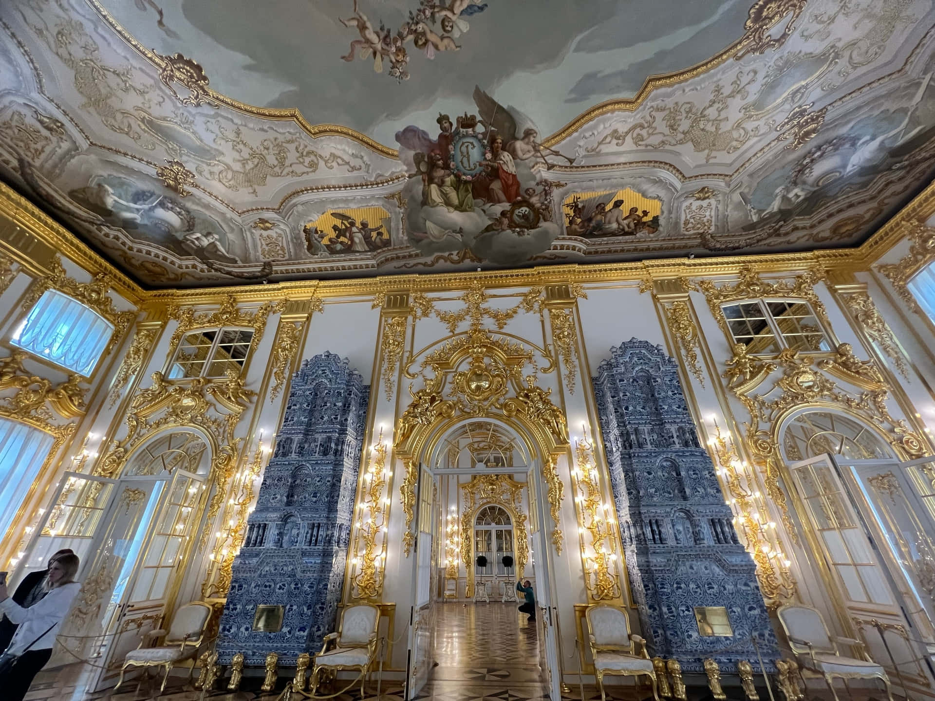 Interioresdo Palácio De Catherine Papel de Parede