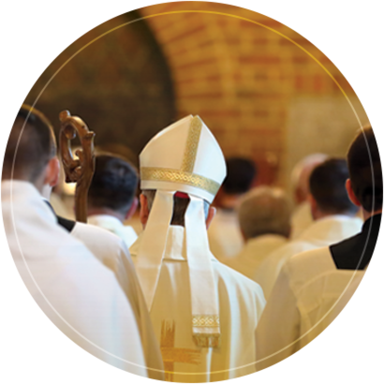 Catholic Ceremony Bishopand Priests PNG
