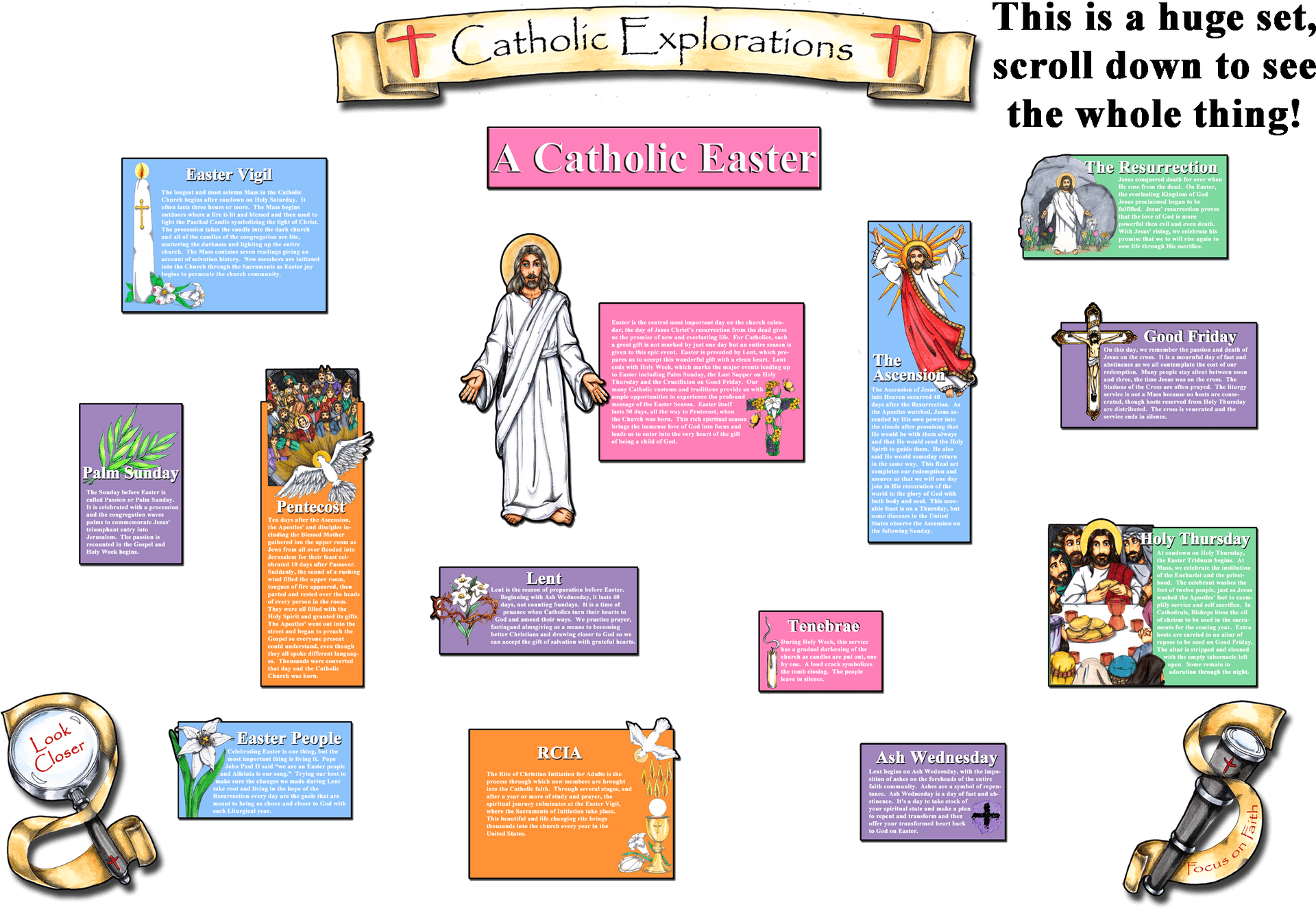 Download Catholic Easter Exploration Infographic