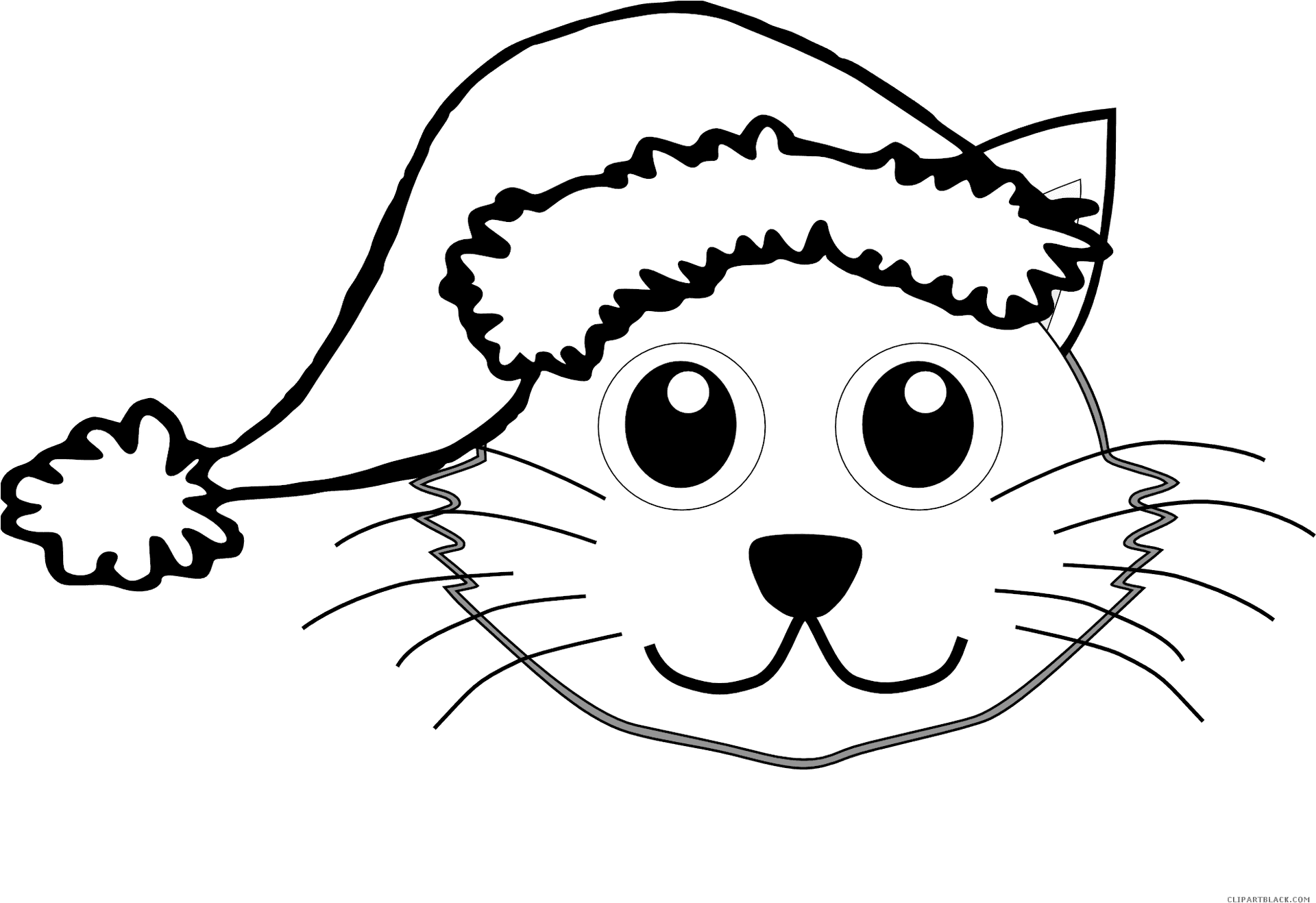 Catin Santa Hat Illustration PNG