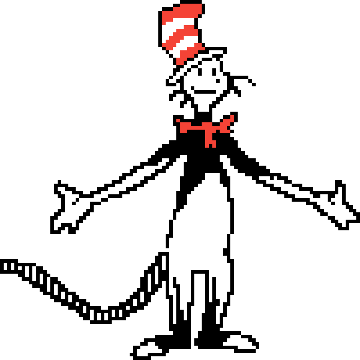 Catinthe Hat Pixel Art PNG