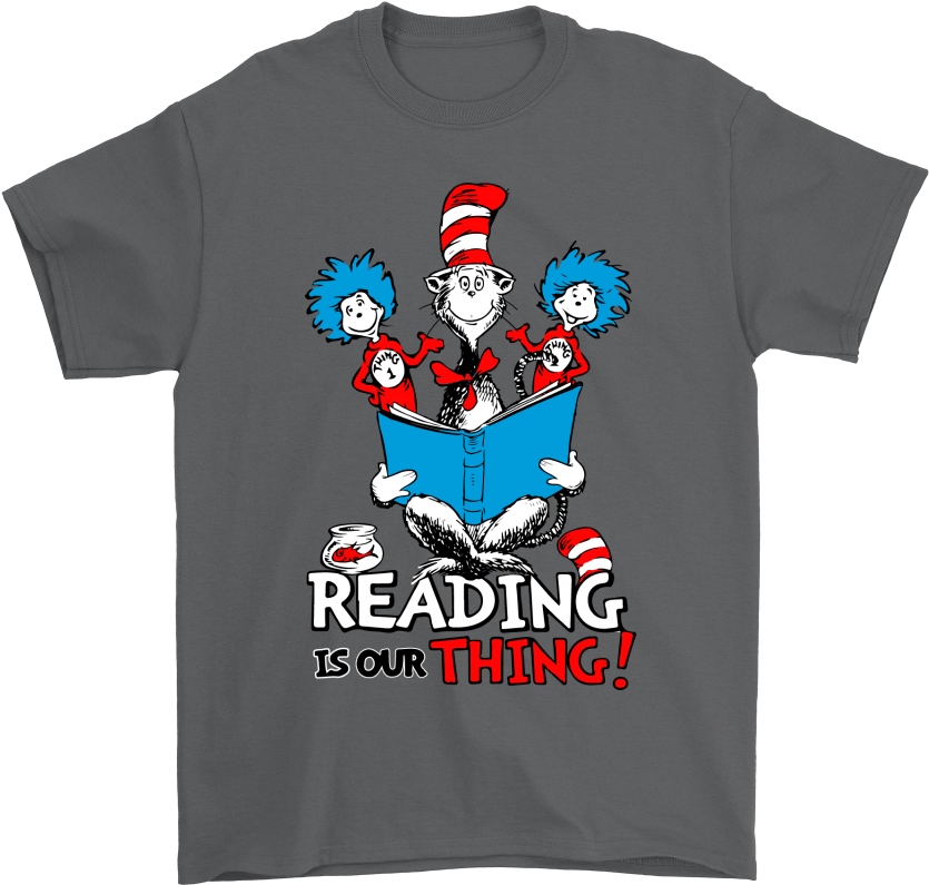 Catinthe Hat Reading T Shirt Design PNG