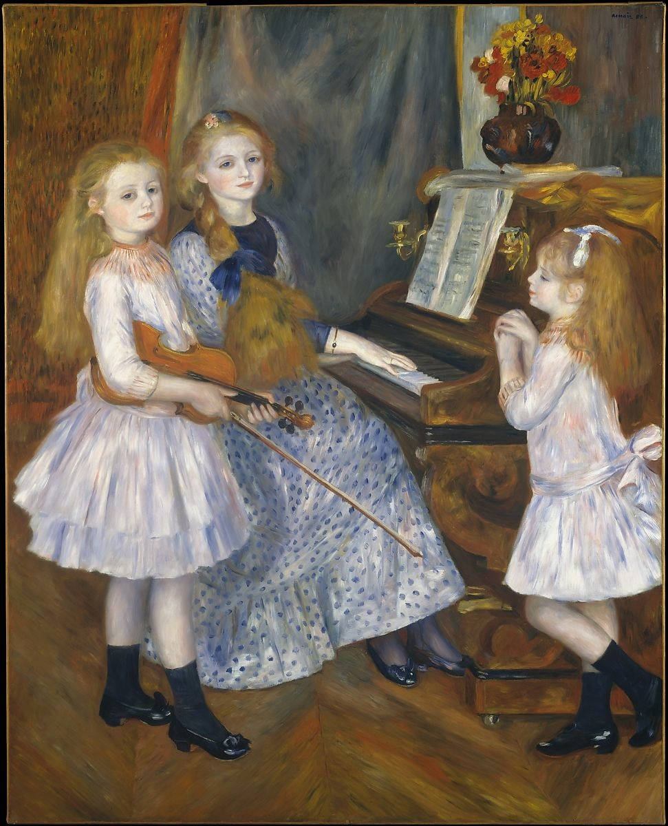 Catulle Mendes Daughters By Renoir Wallpaper