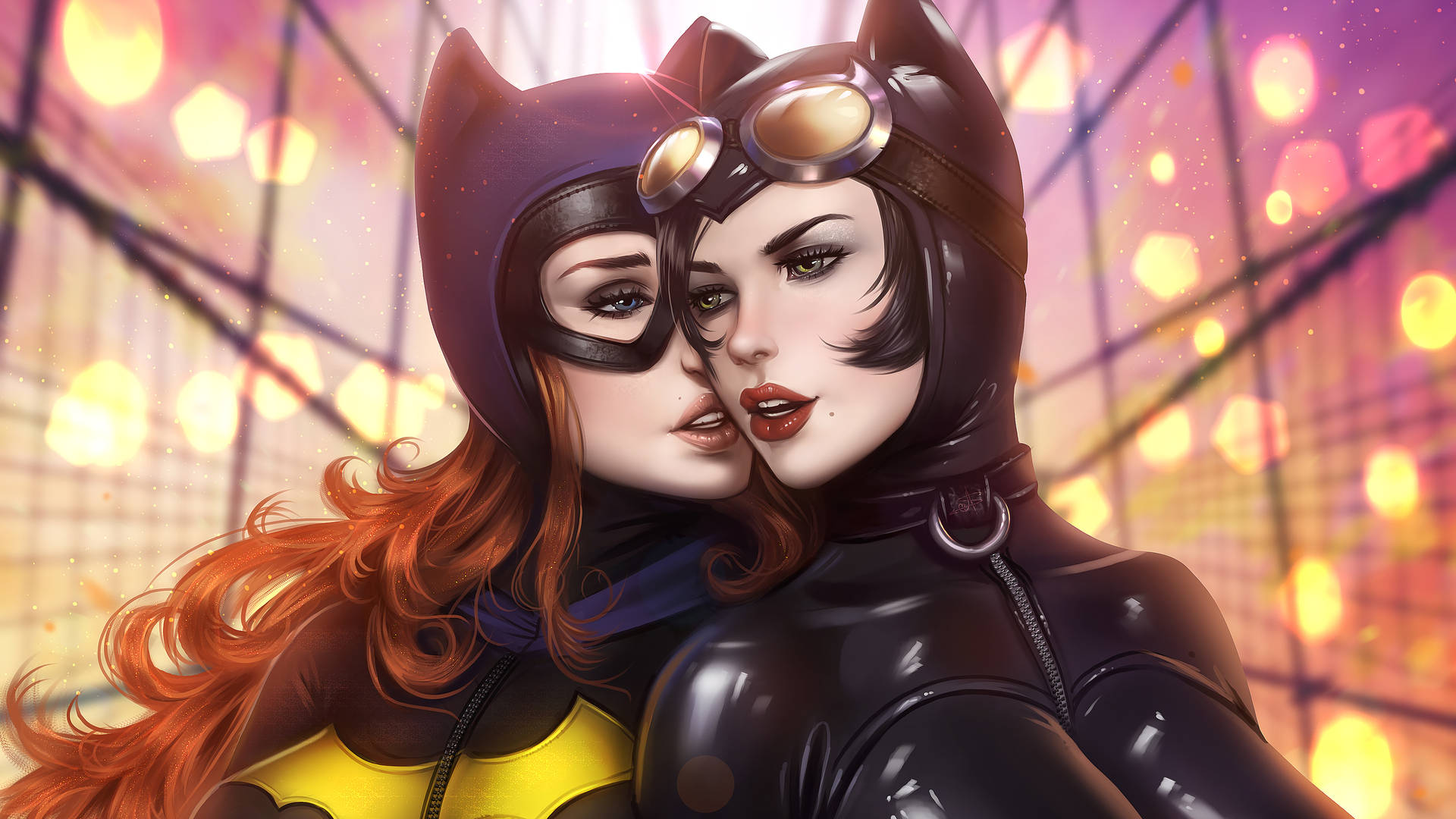 Catwoman And Batgirl Wallpaper
