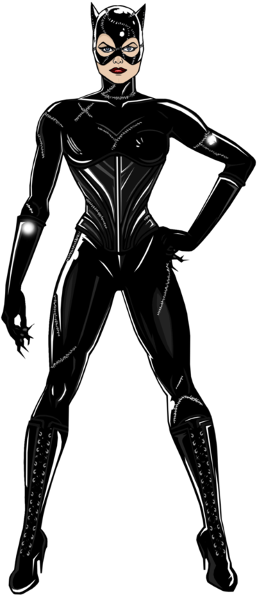 Catwoman Classic Comic Costume PNG