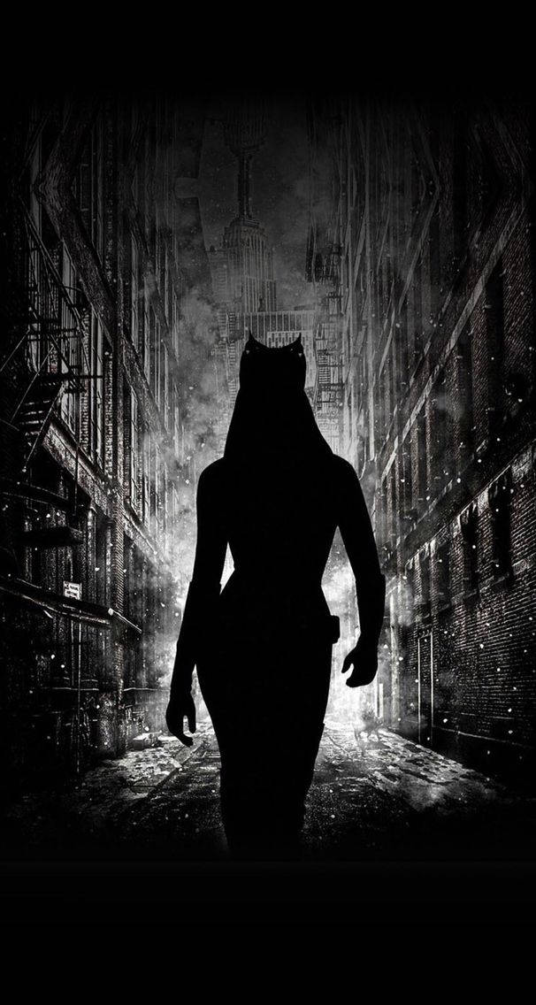 Catwoman Dark Silhouette Wallpaper