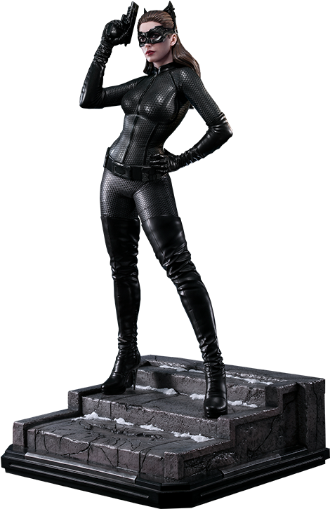 Catwoman Statue Pose PNG