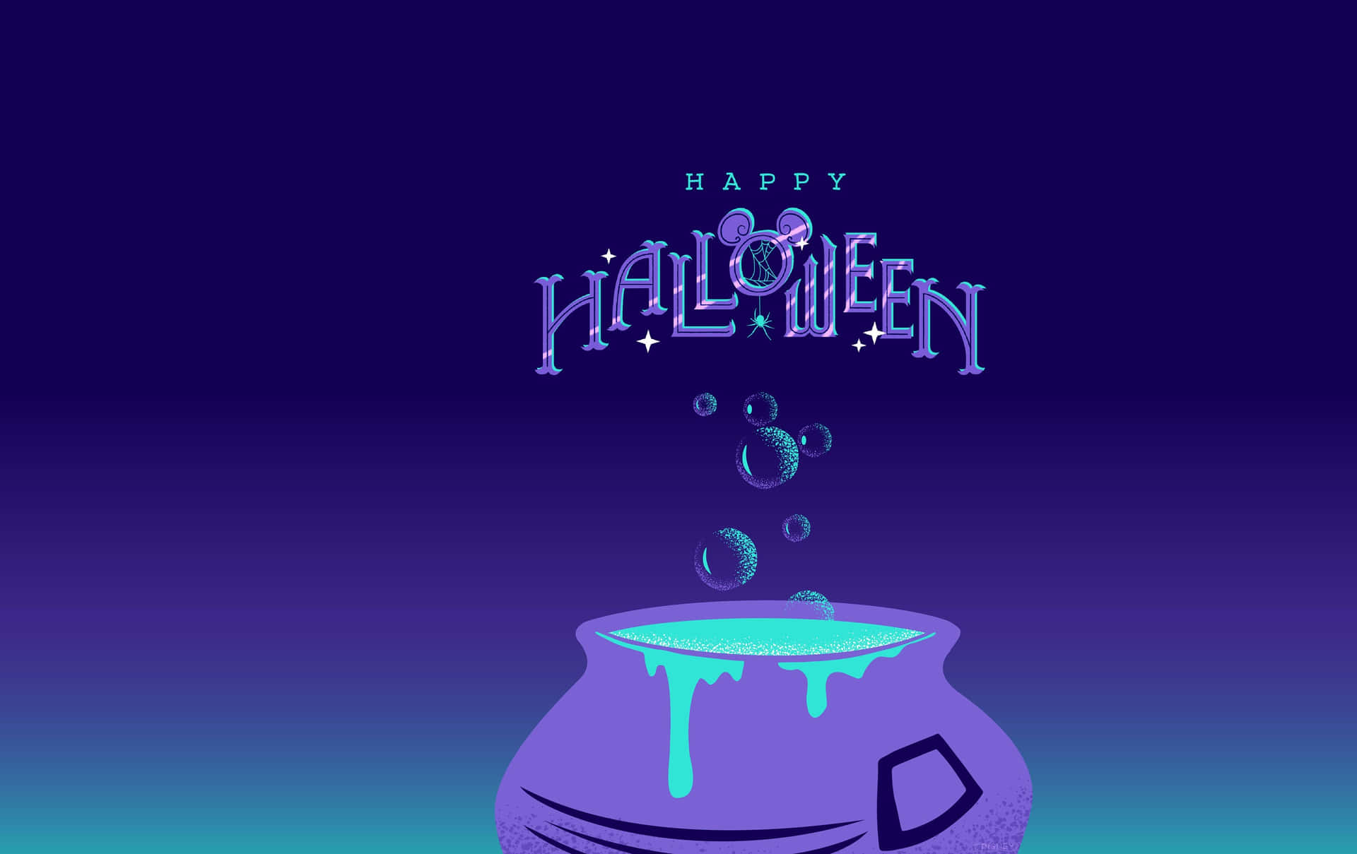 Mysterious and magical cauldron Wallpaper