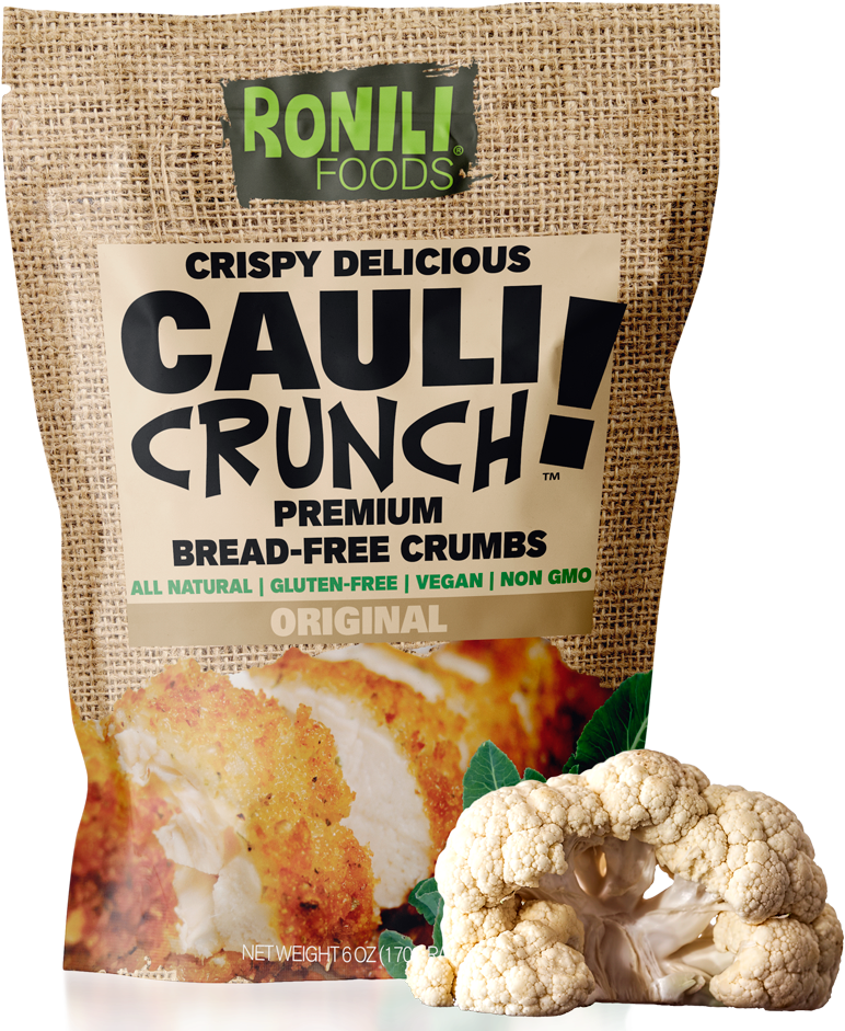 Cauli Crunch Cauliflower Breadcrumbs Package PNG