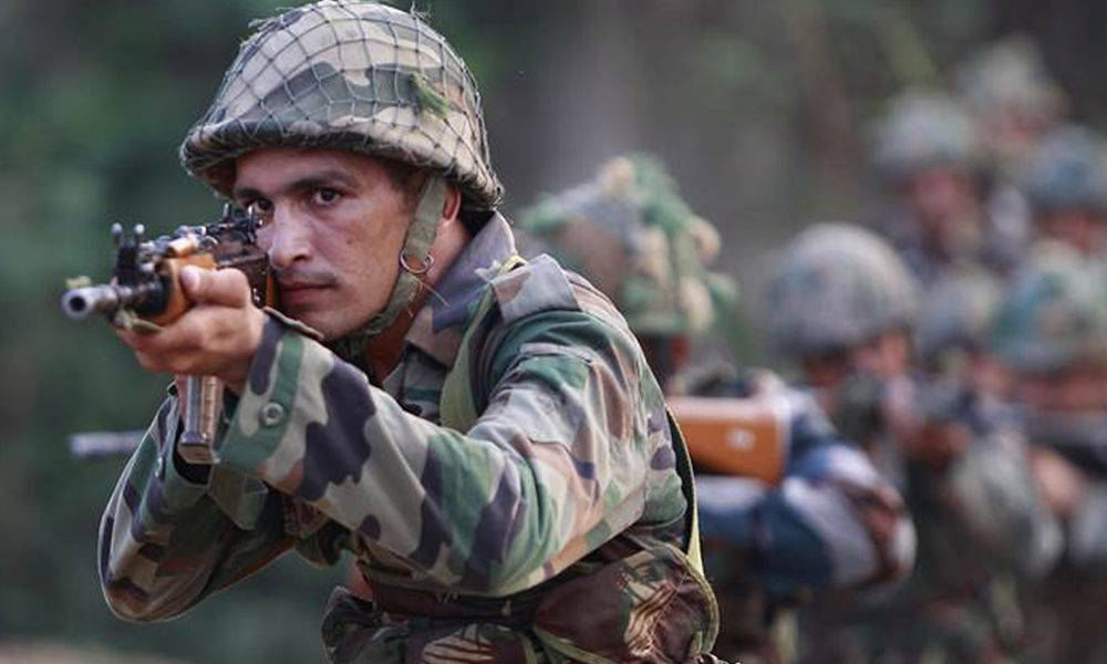 Cautious Indian Army Wallpaper