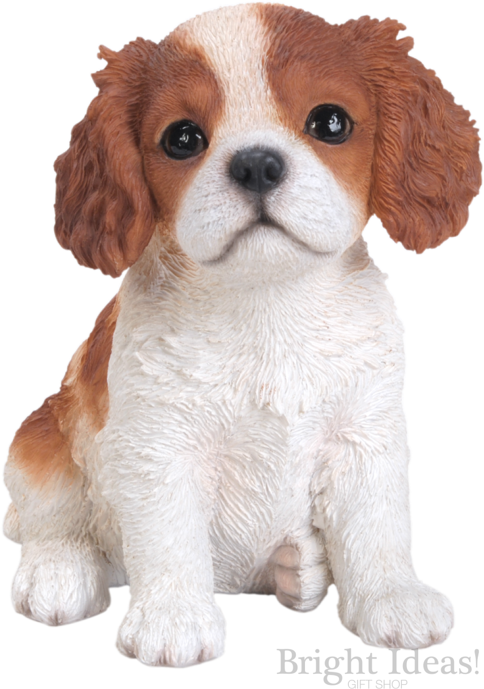 Cavalier King Charles Spaniel Puppy Figurine PNG