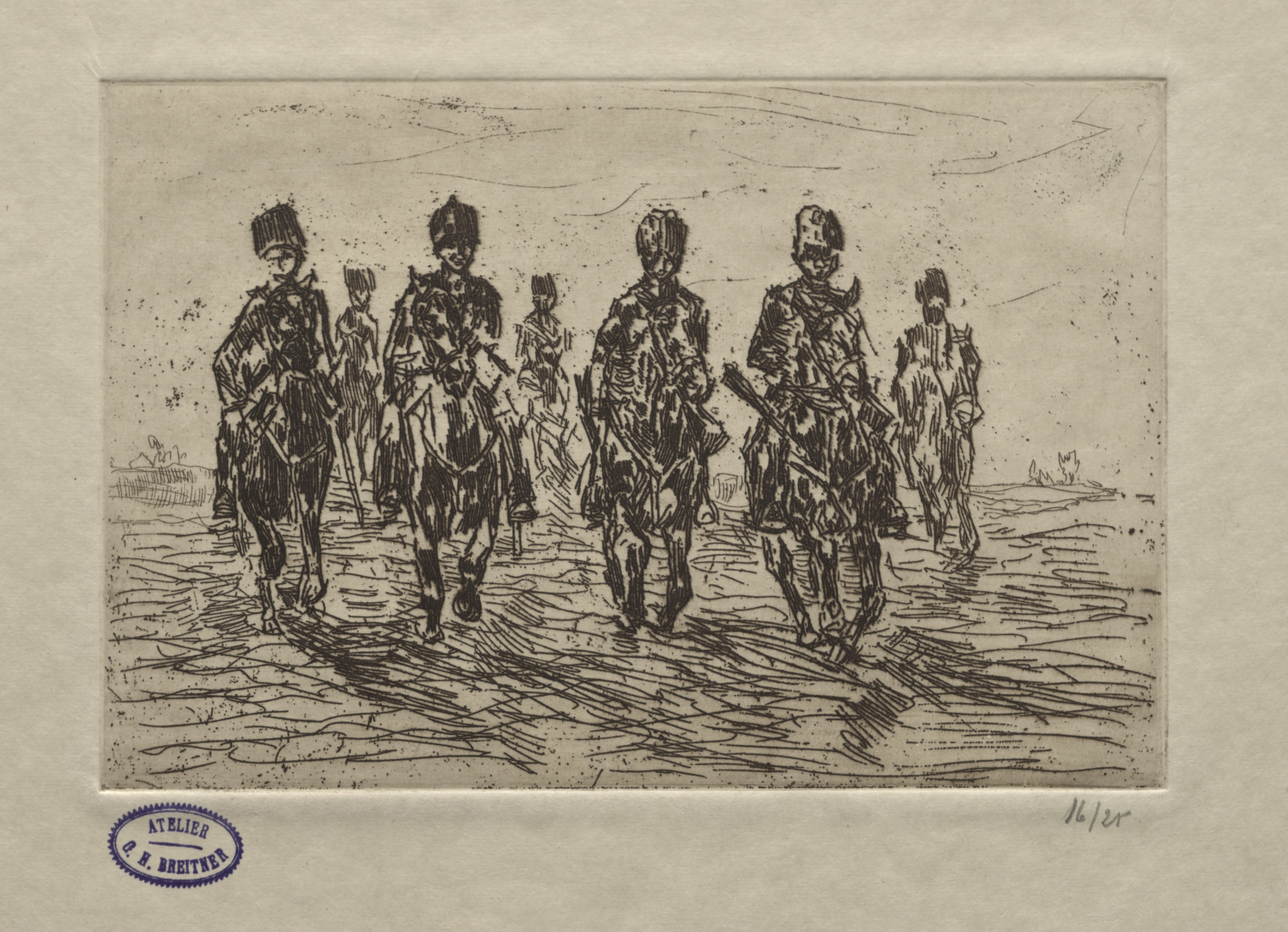Cavalry Scene Wallpaper