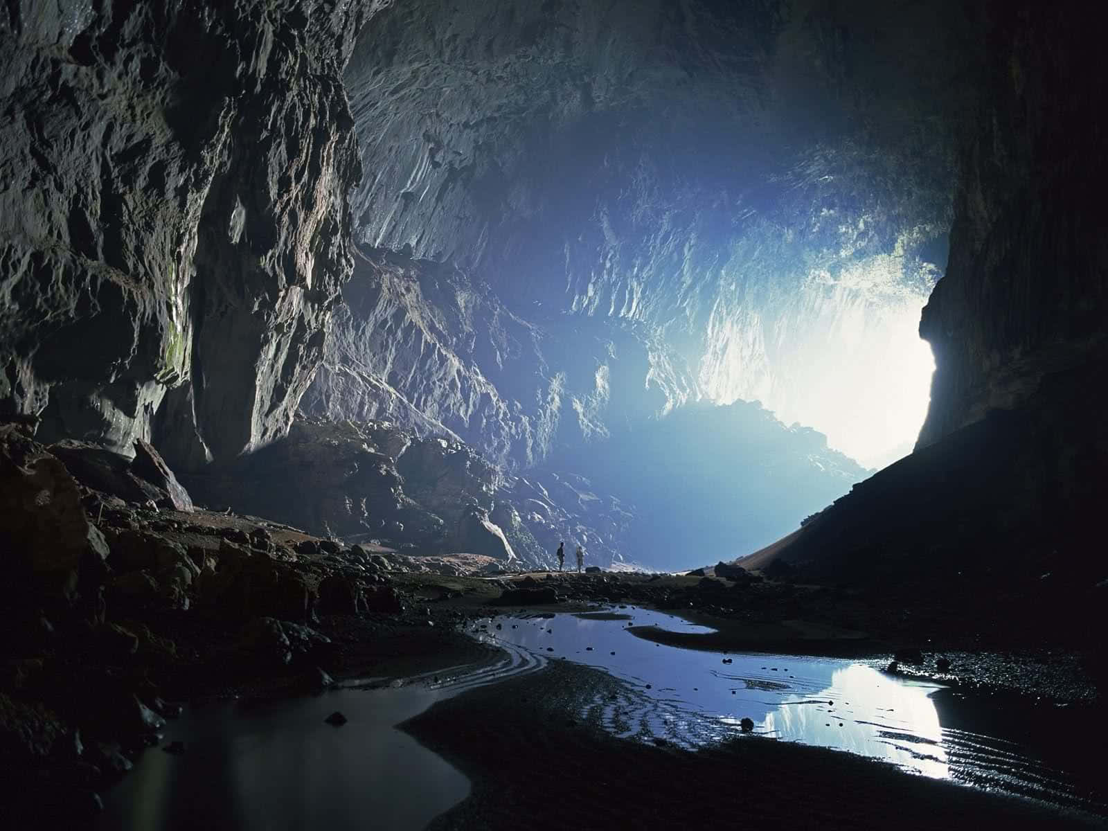 Enchanting Cave Illuminated by Sunlight