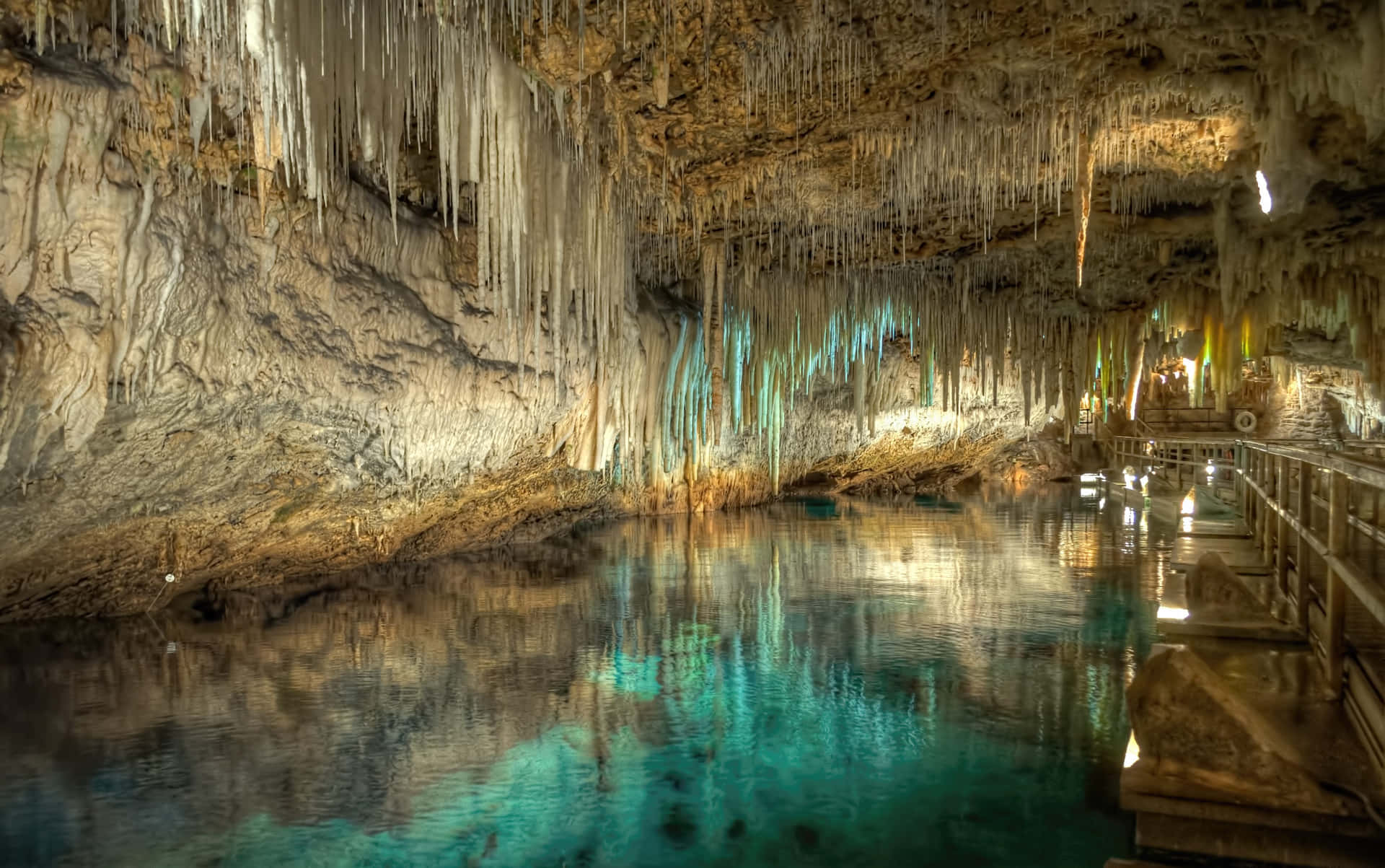 Mysterious Ancient Cave Interior