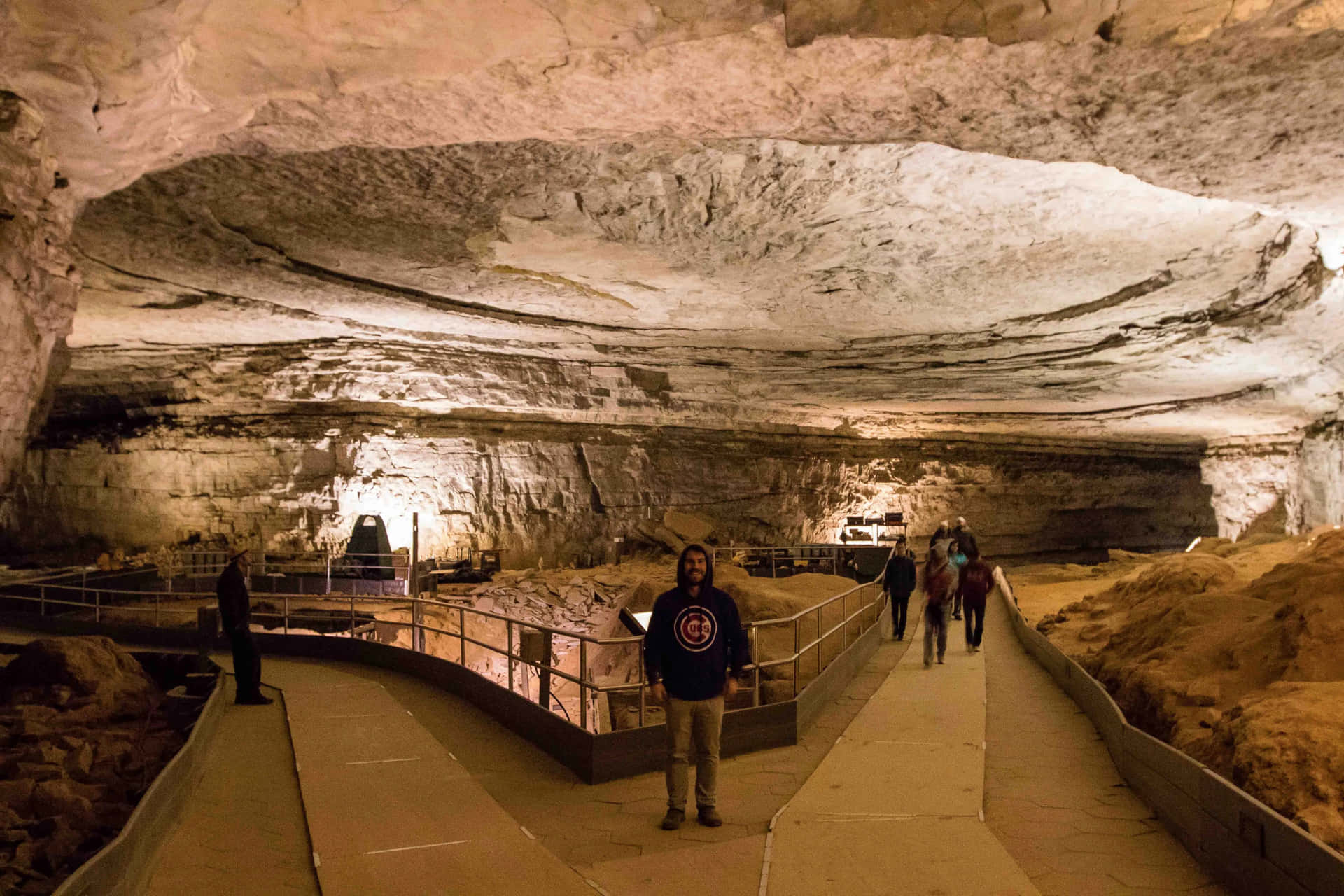 Majestic Limestone Cave Formation