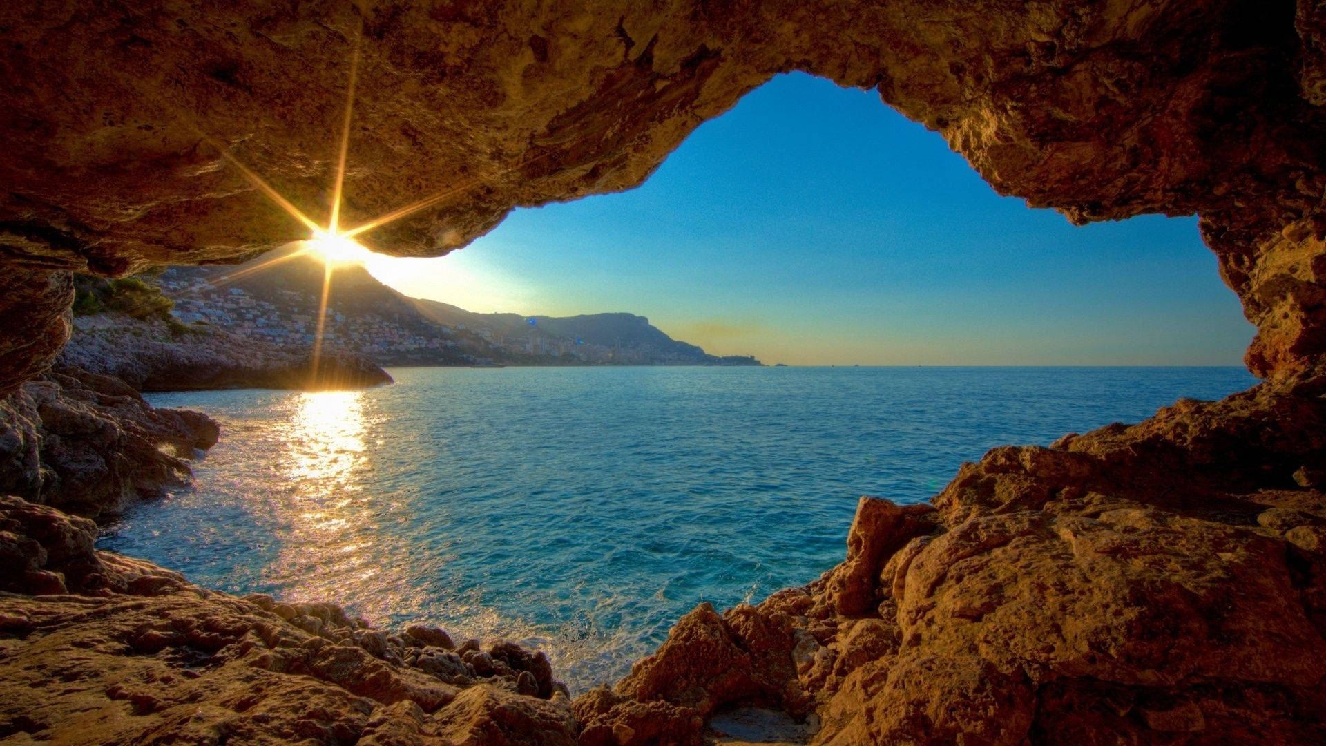Cave With The Sea Wallpaper