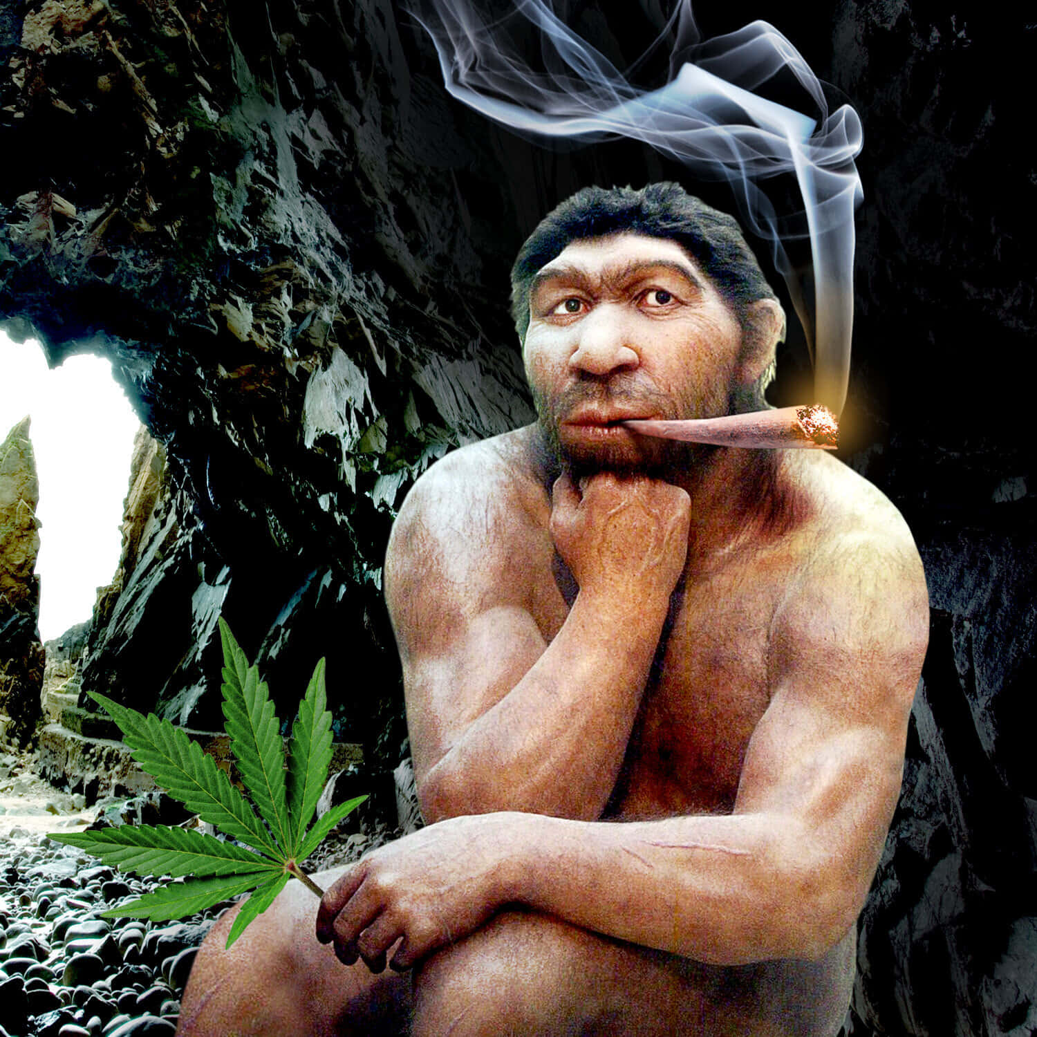 An Ancient Caveman