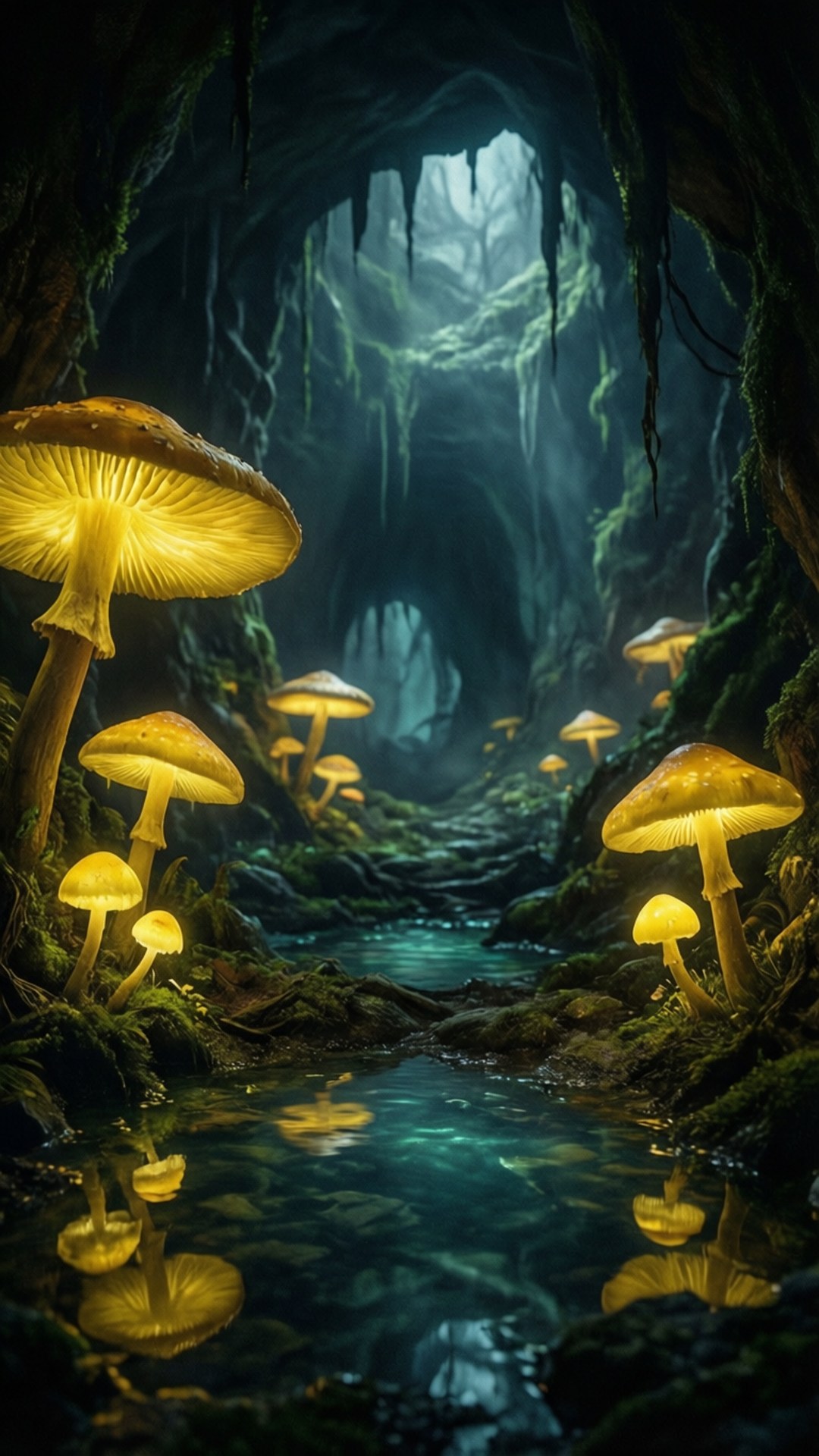 Cavern Glow Bakgrunner