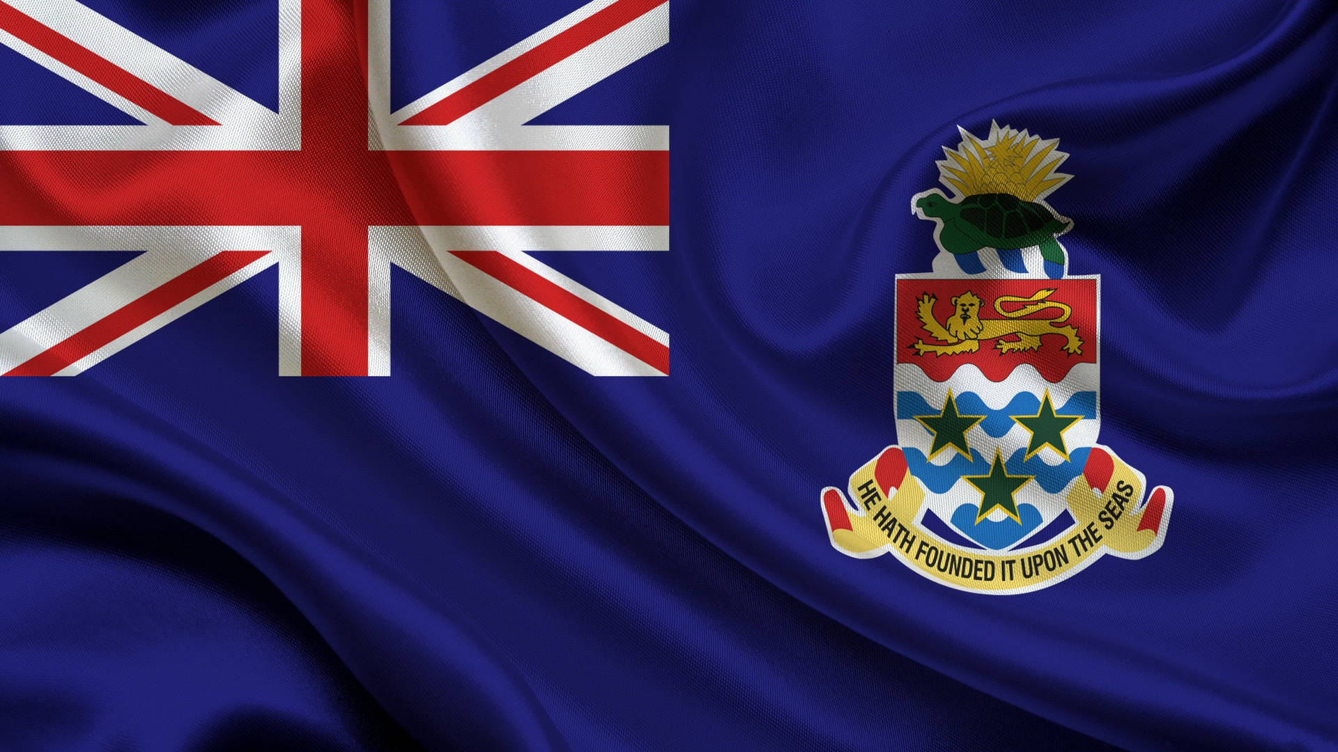 Offizielleflagge Der Cayman Islands Wallpaper
