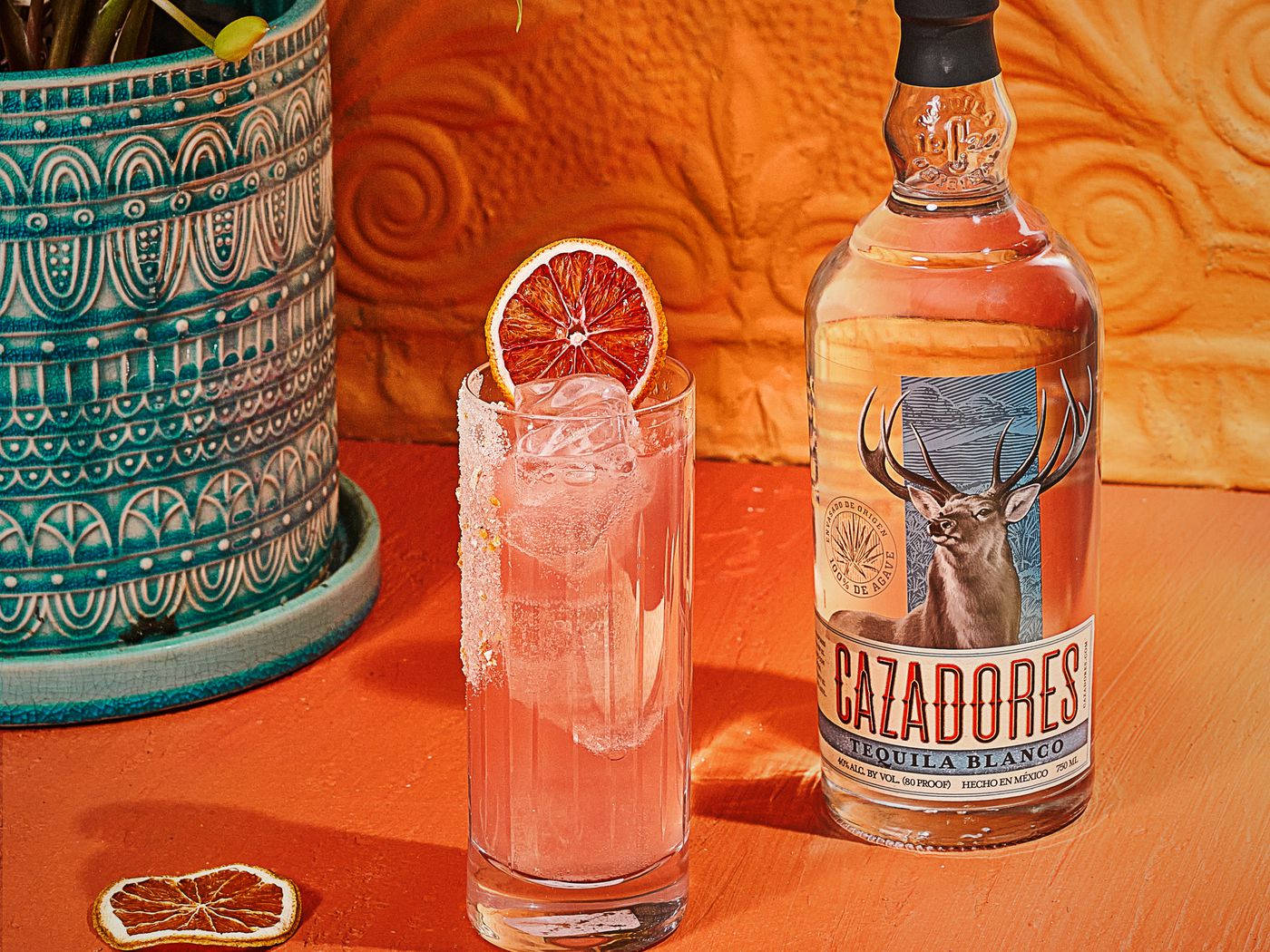 Cazadores Tequila With Orange Water Wallpaper