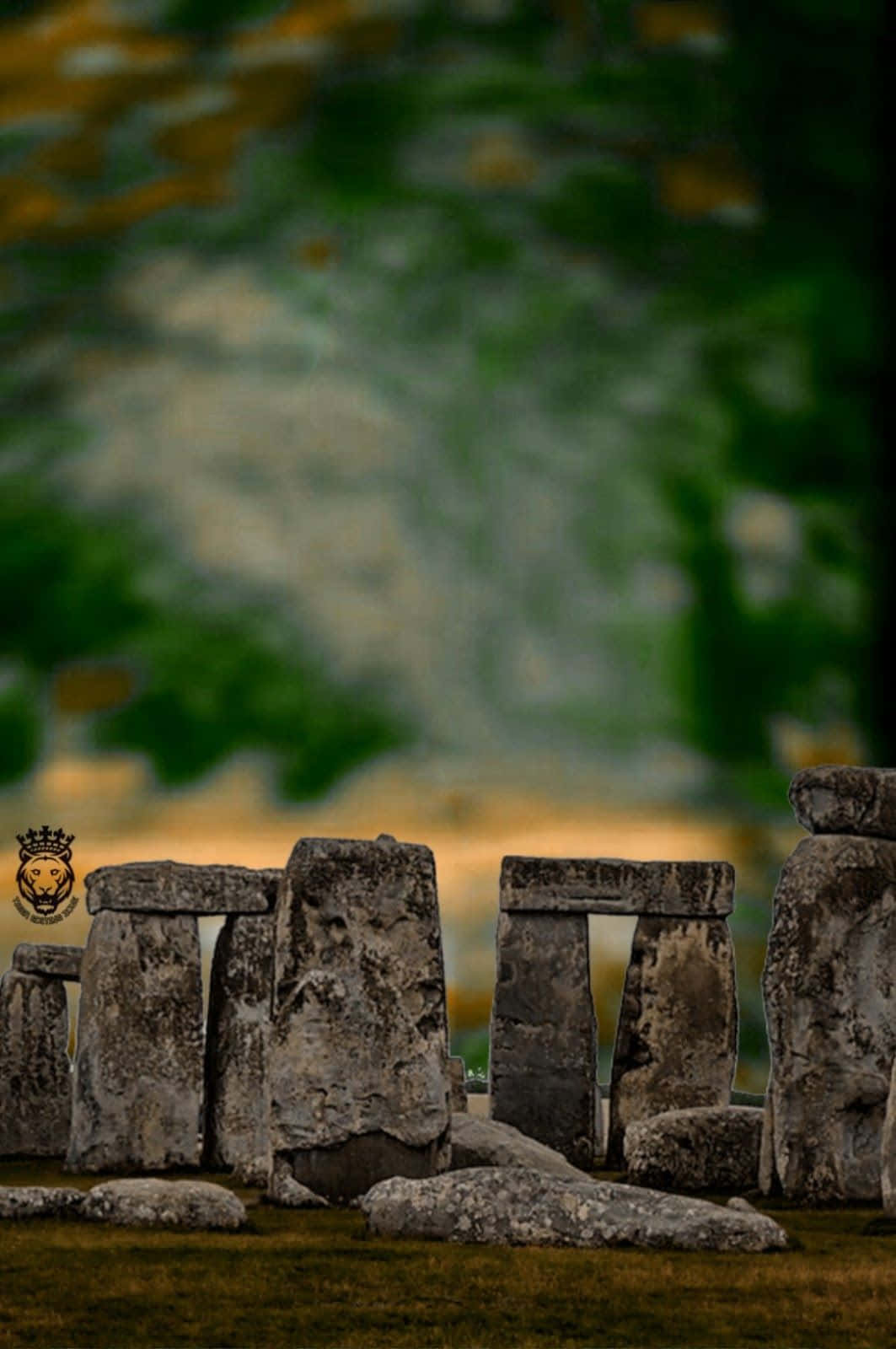 Stonehenge Monument Miniature CB Background