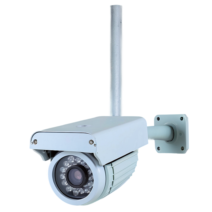 Cctv Camera On Pole Installation Png 06262024 PNG