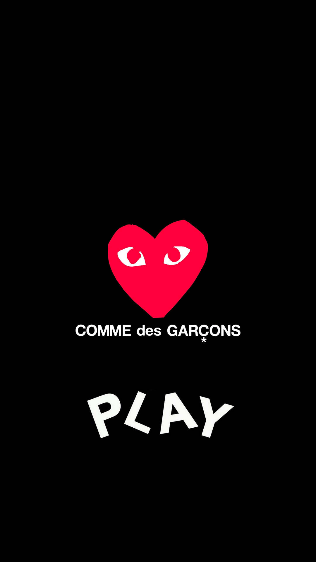 Cdg Comme Des Garcons Play Papel de Parede