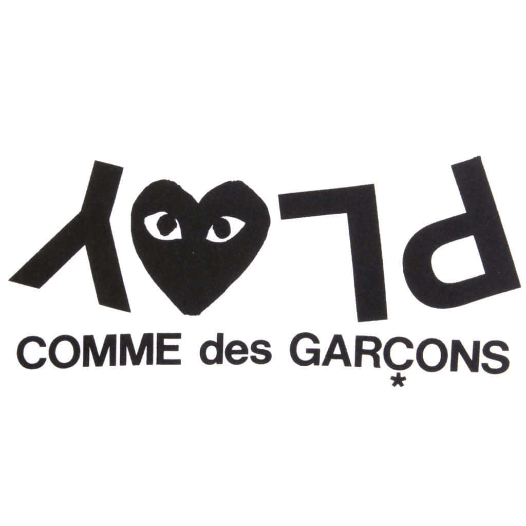 A Logo For Comme Des Garons Wallpaper