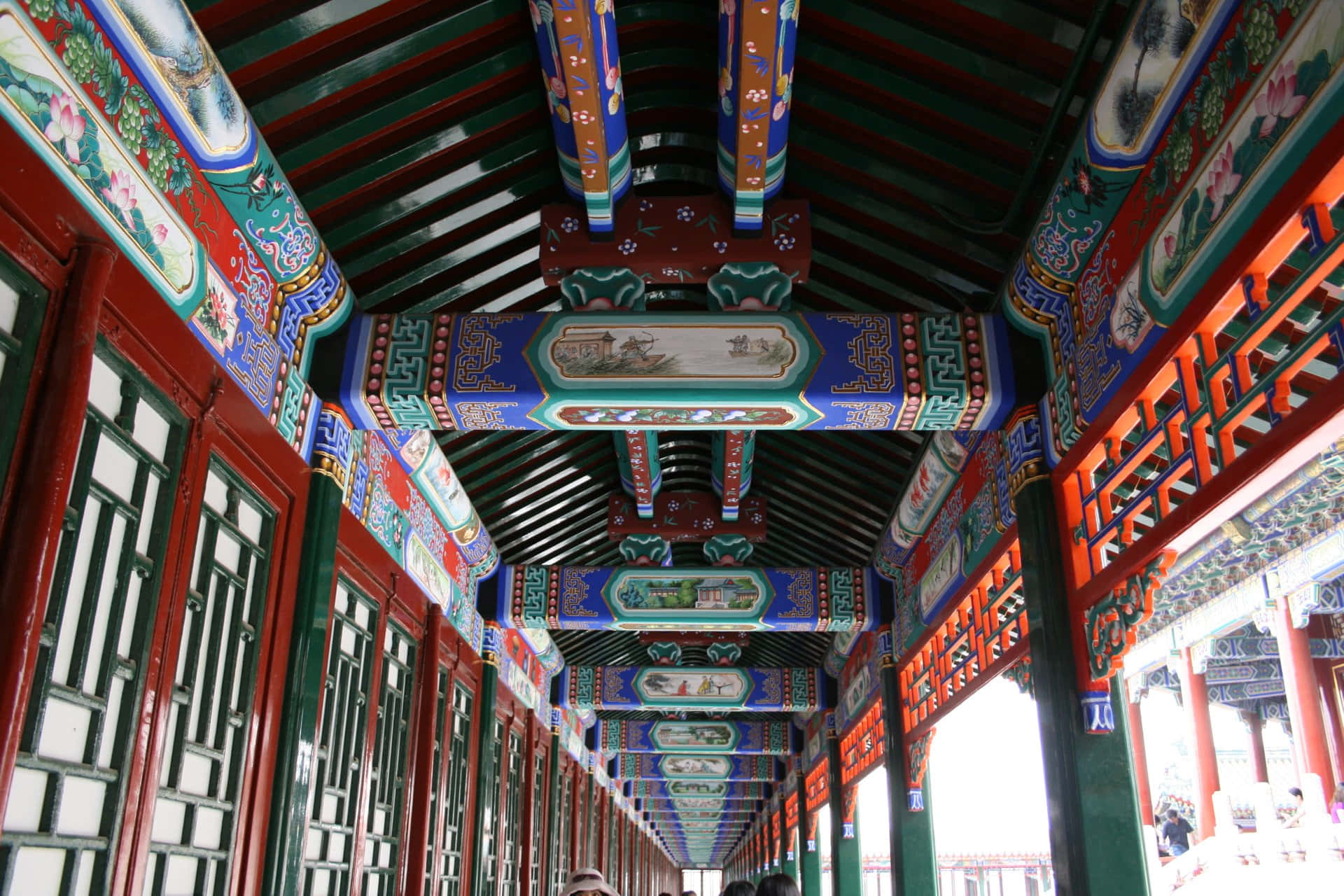 Ceiling Of The Summer Palace Wallpaper