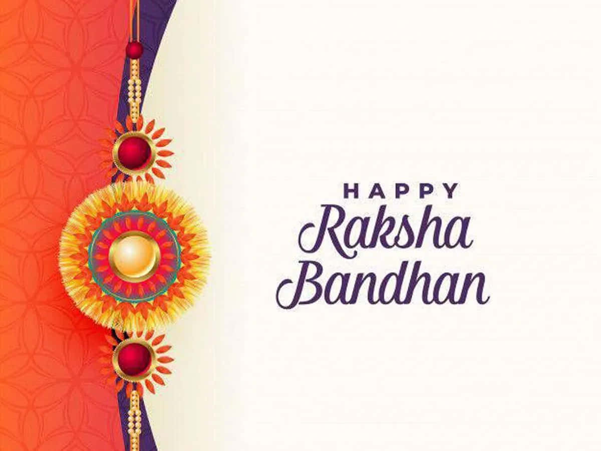 Celebrate The Everlasting Bond Of Siblings - Happy Raksha Bandhan Wallpaper
