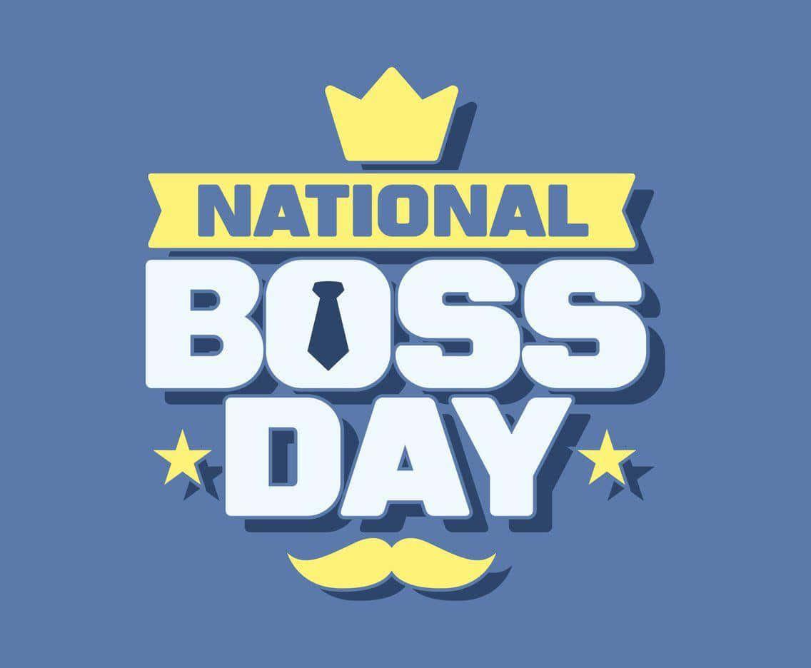 Celebrating Boss's Day At Office Wallpaper