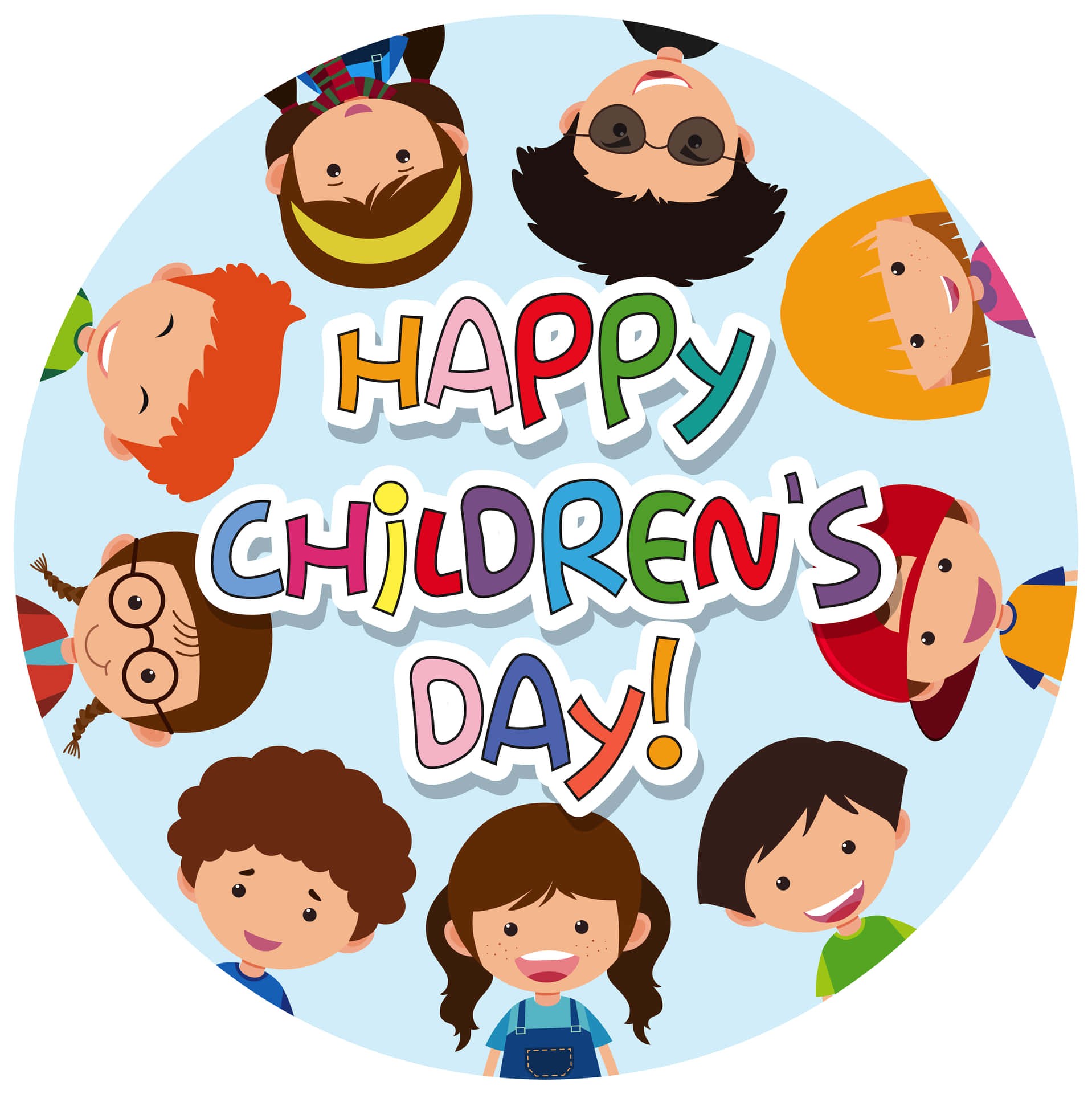 Celebrating Joy: Happy Children's Day Wallpaper