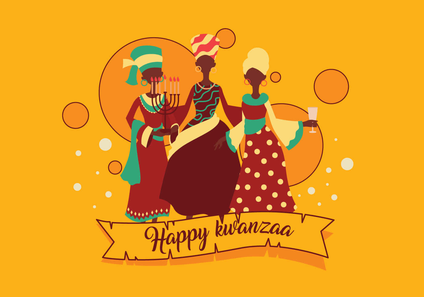 Celebrating Kwanzaa: A Tradition Of Unity And Togetherness Wallpaper