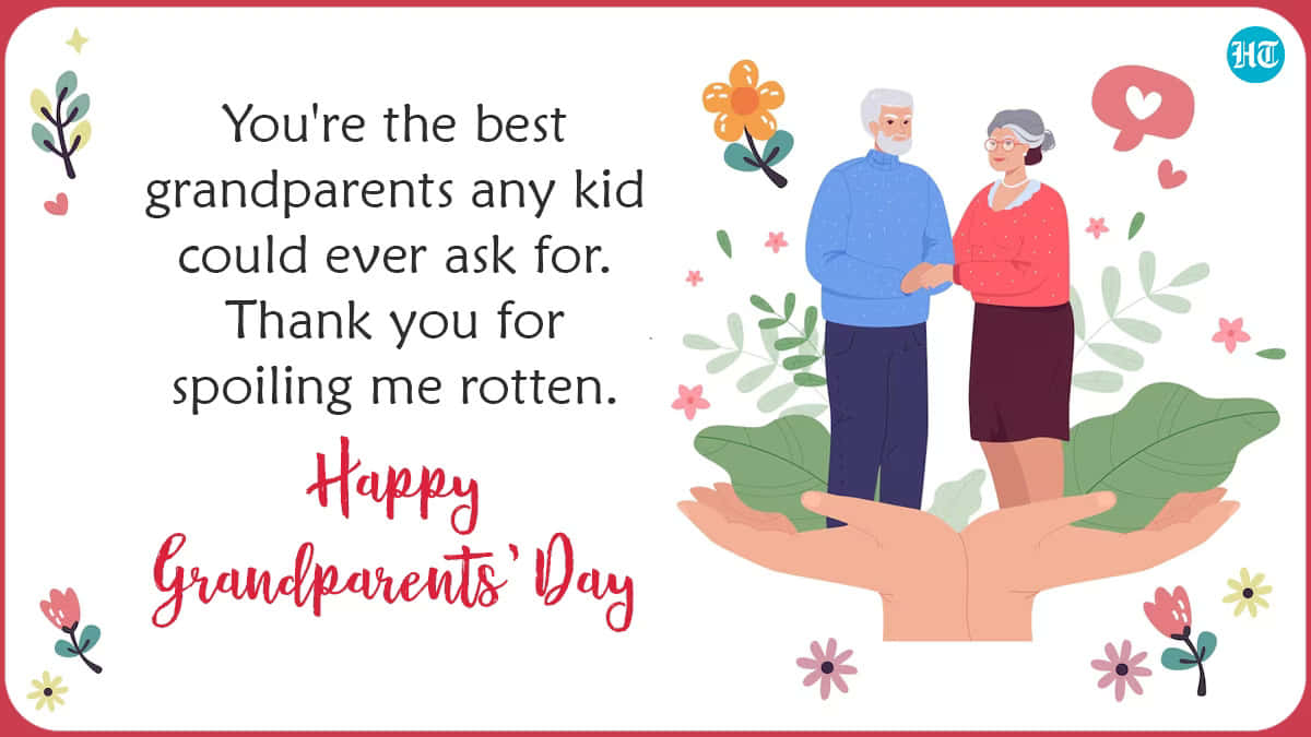 Celebrating Moments - Happy Grandparents Day Wallpaper