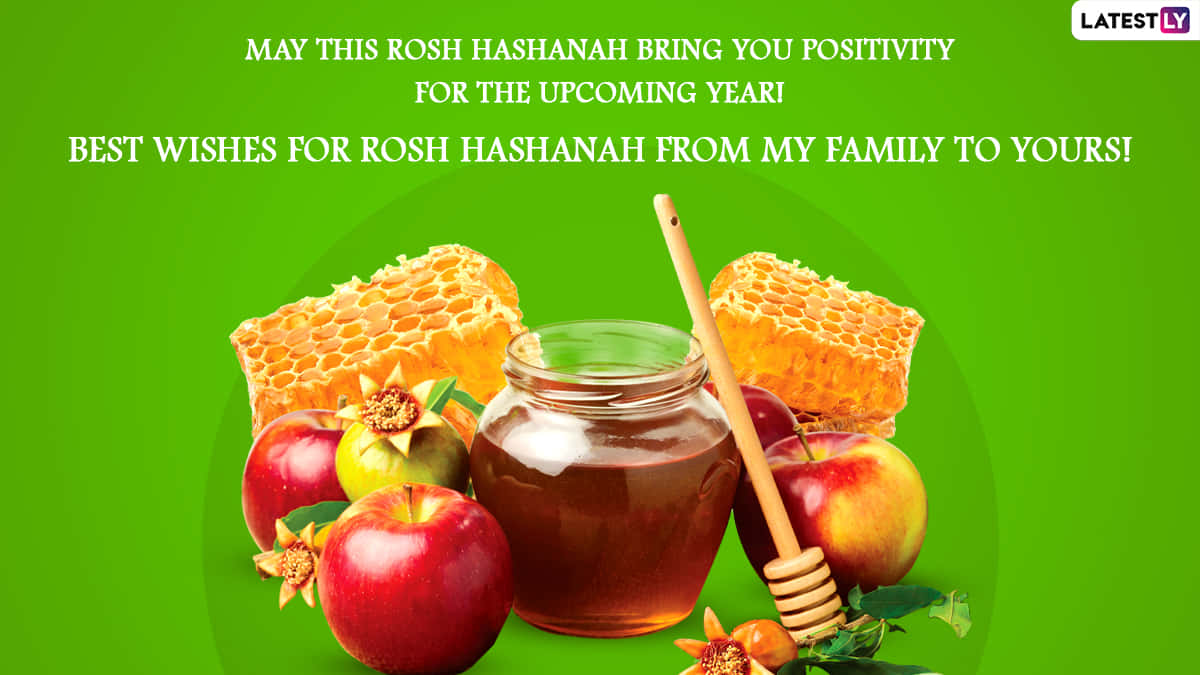 Celebrating Rosh Hashana Under The Starry Sky Wallpaper