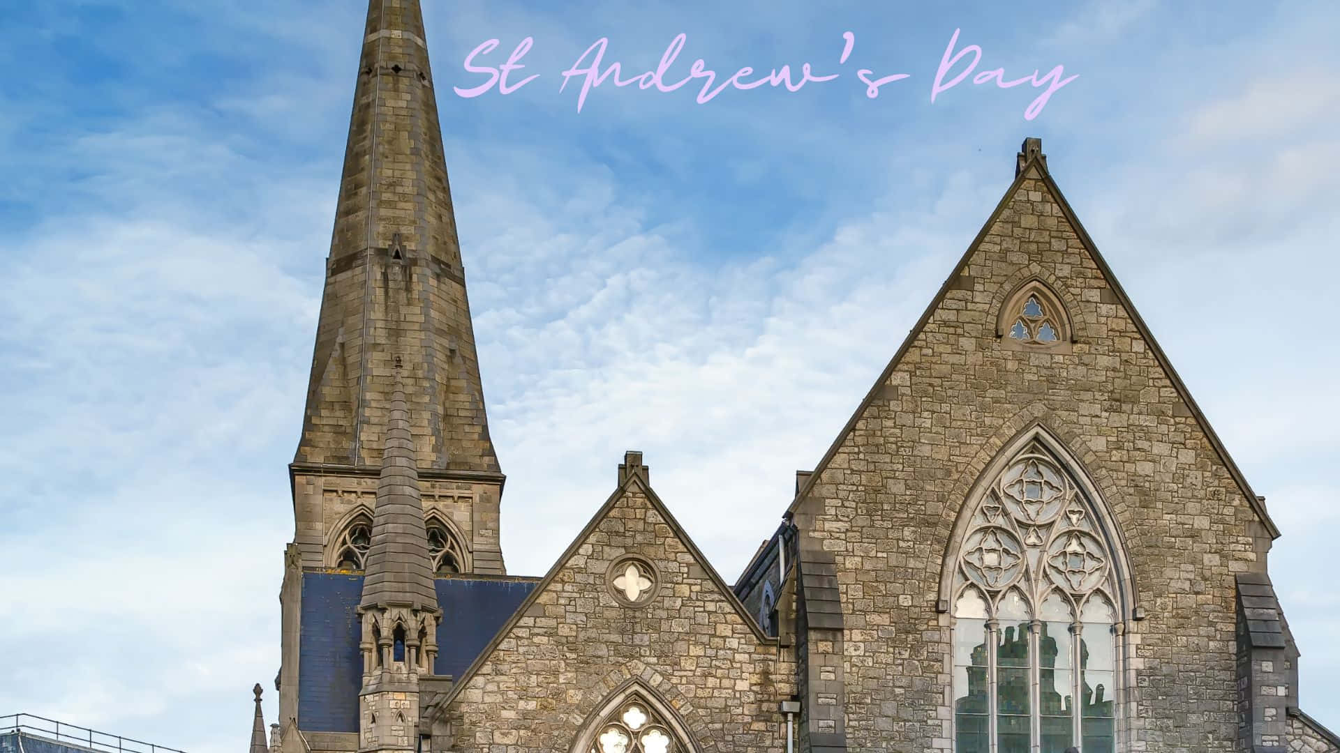 Celebrating St. Andrew's Day In Traditional Scottish Style Wallpaper